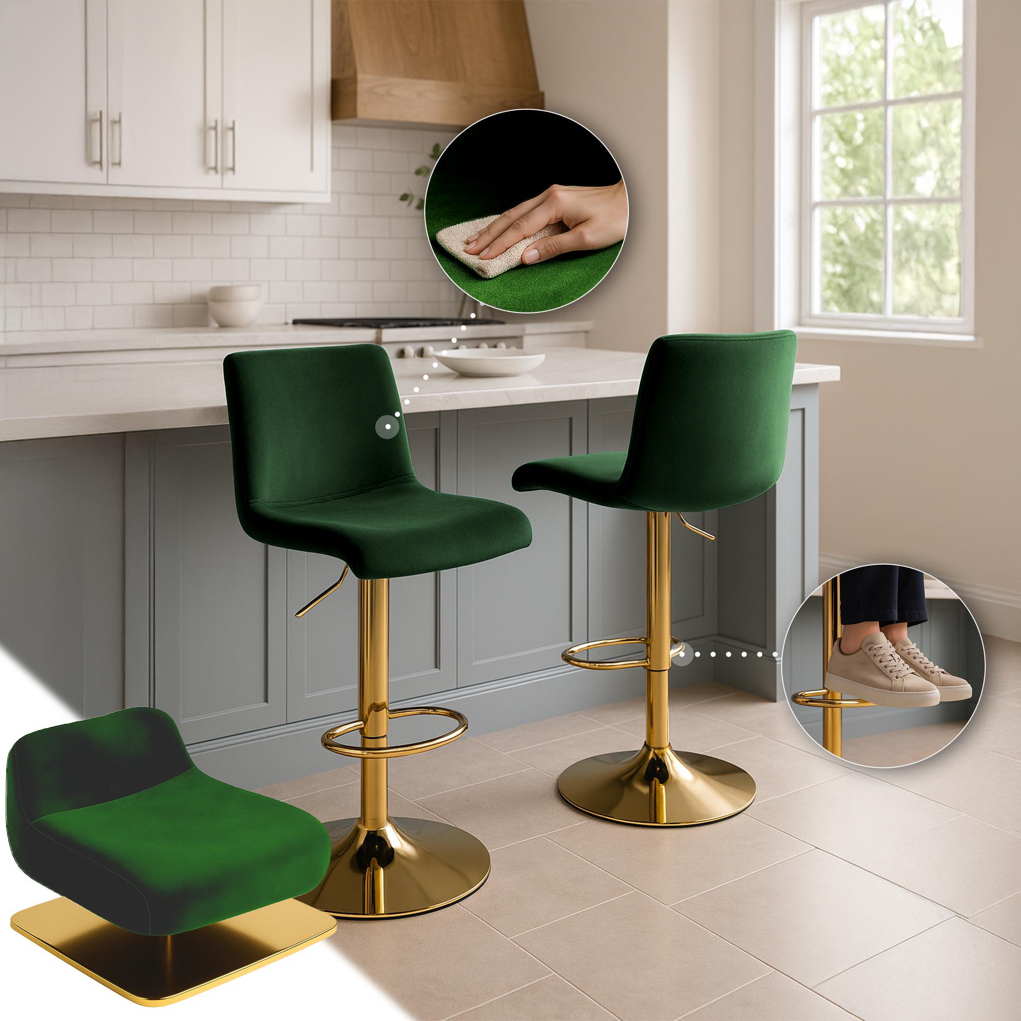 Barhocker Hover Samt