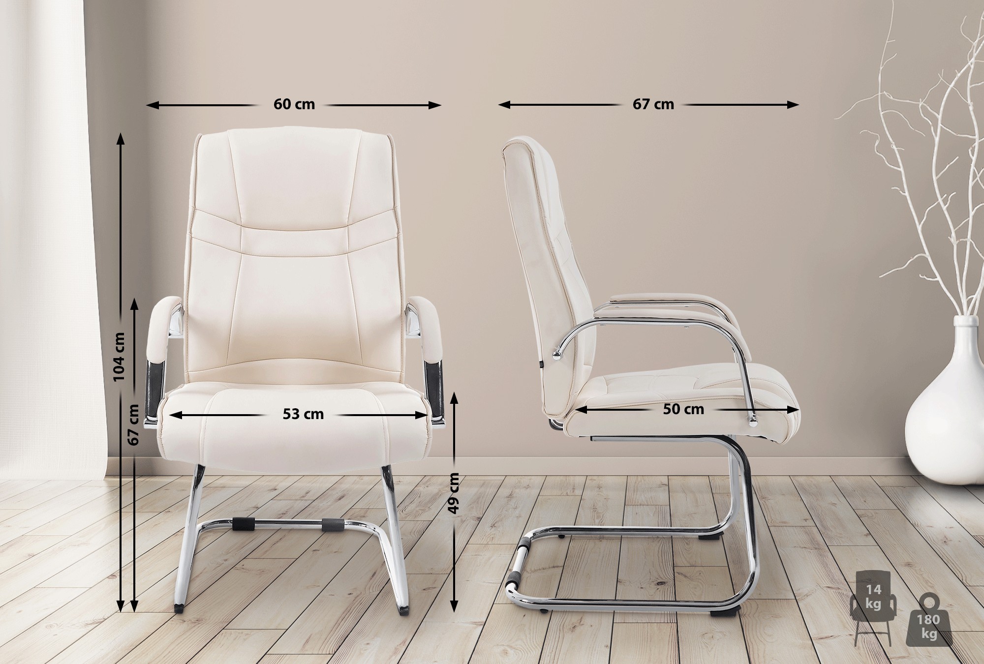 2er Set Stühle Attila