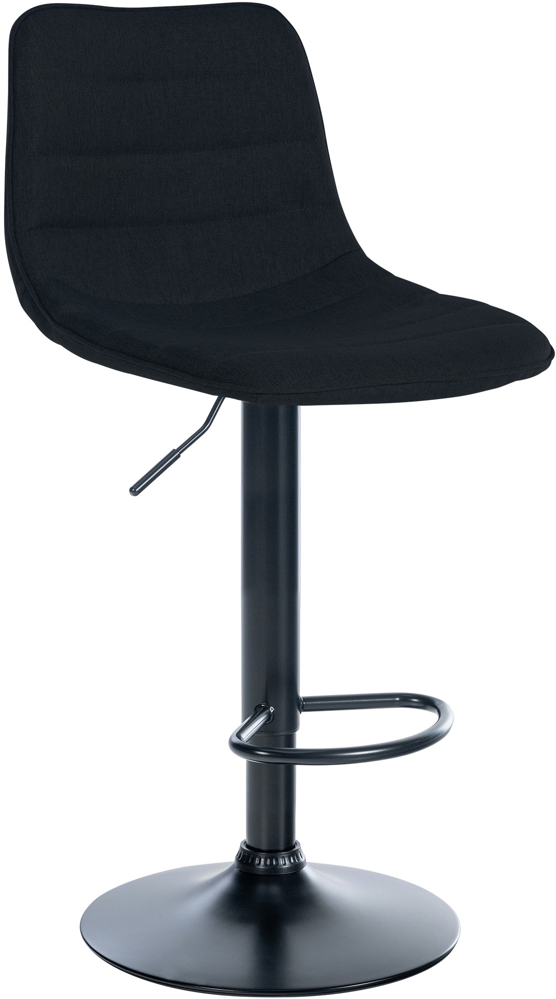 Barhocker Lex Stoff schwarz schwarz