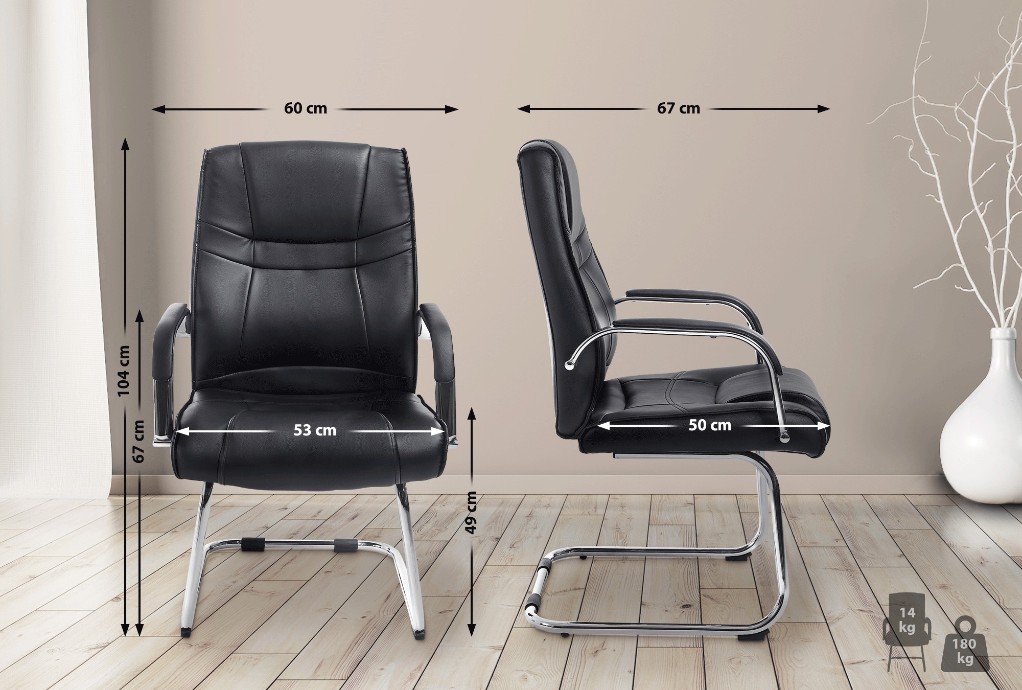 2er Set Stühle Attila