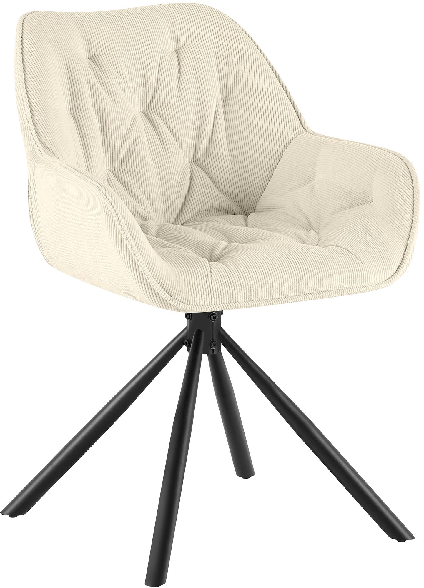 Esszimmerstuhl Rimio Cord creme