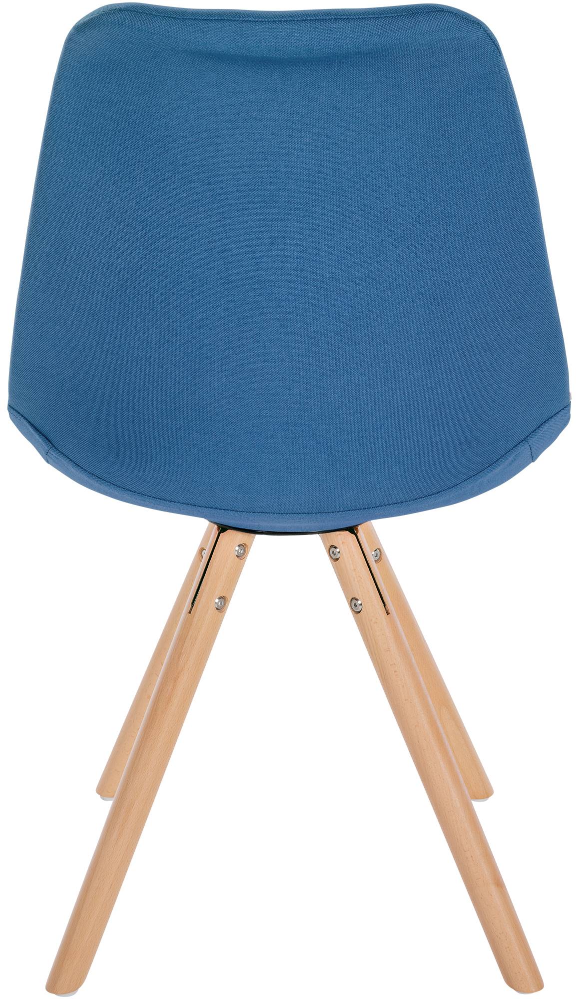Stuhl Sofia Stoff blau natura (rund)