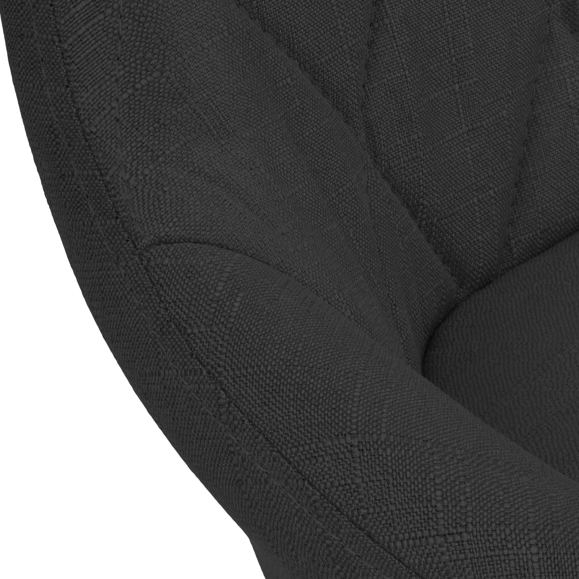 Barhocker Lazio Stoff schwarz chrom