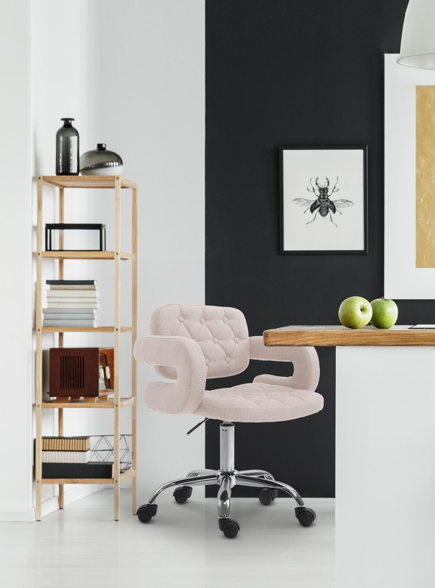 Arbeitshocker Dublin Stoff beige