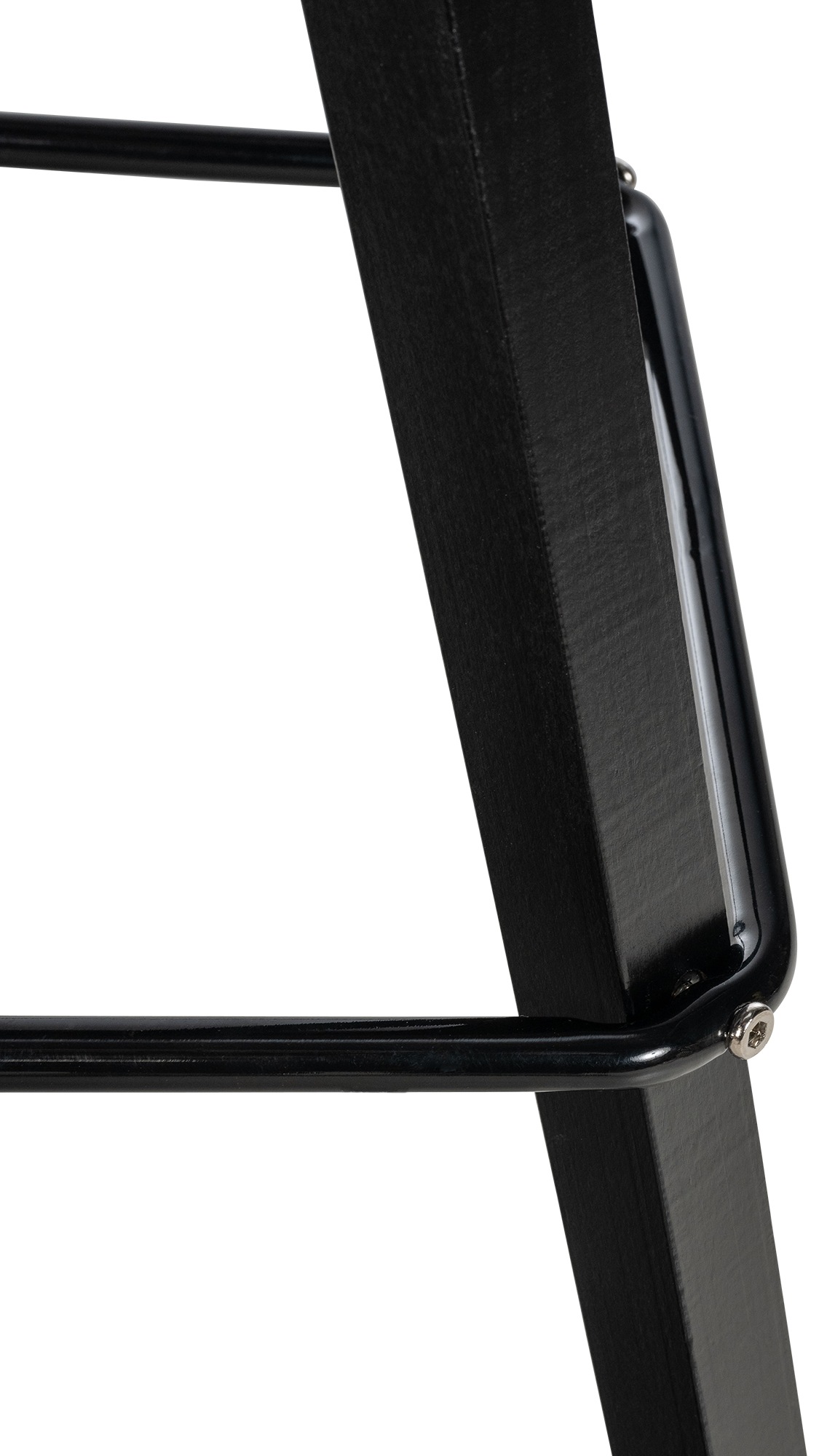Barhocker Corbin Kunstleder Square weiß schwarz