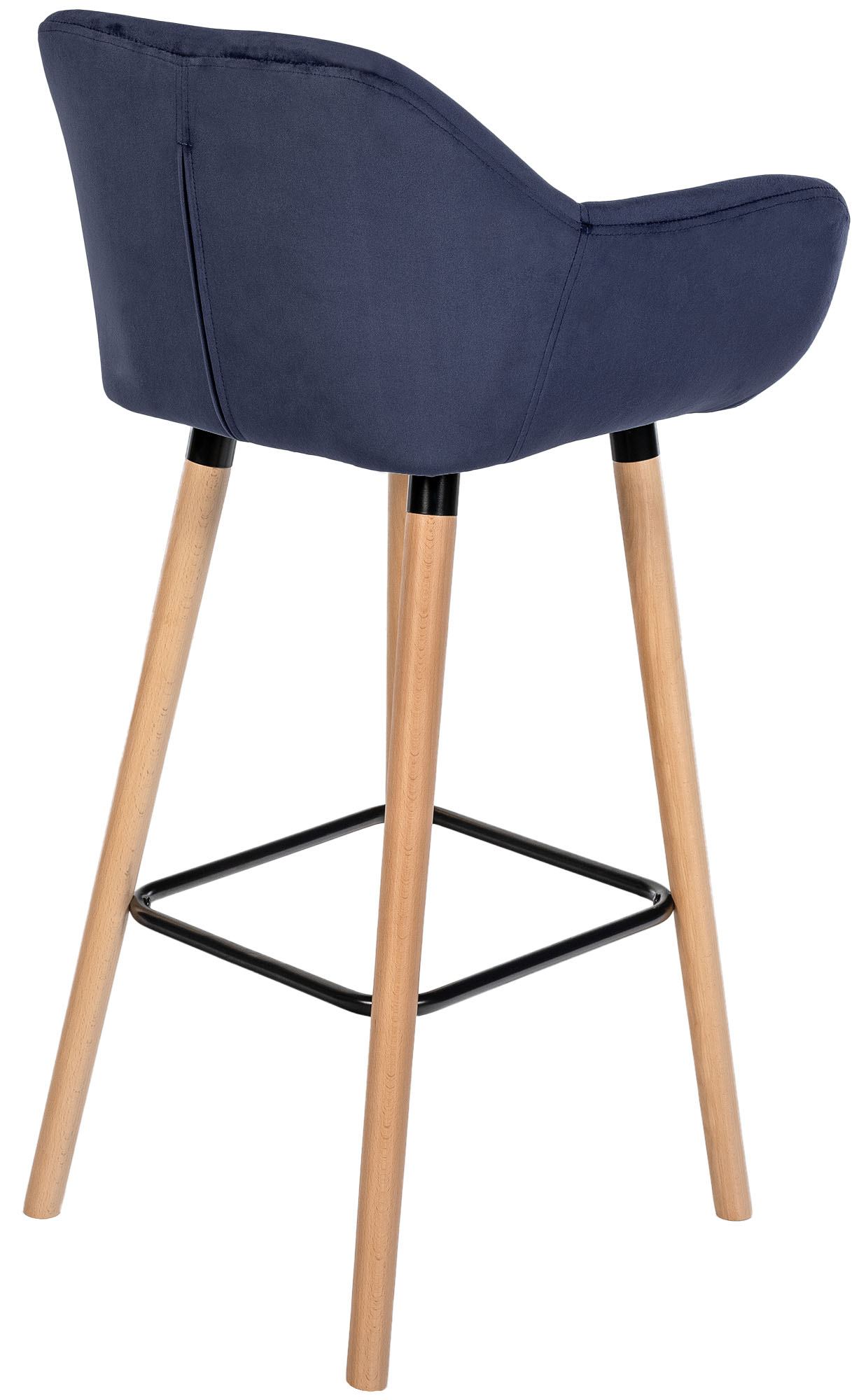 2er Set Barhocker Grant Samt
