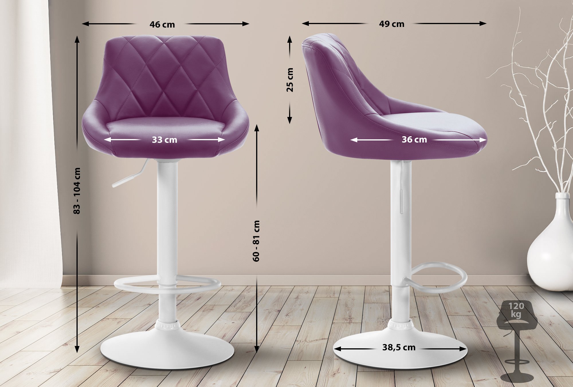 Barhocker Lazio Kunstleder