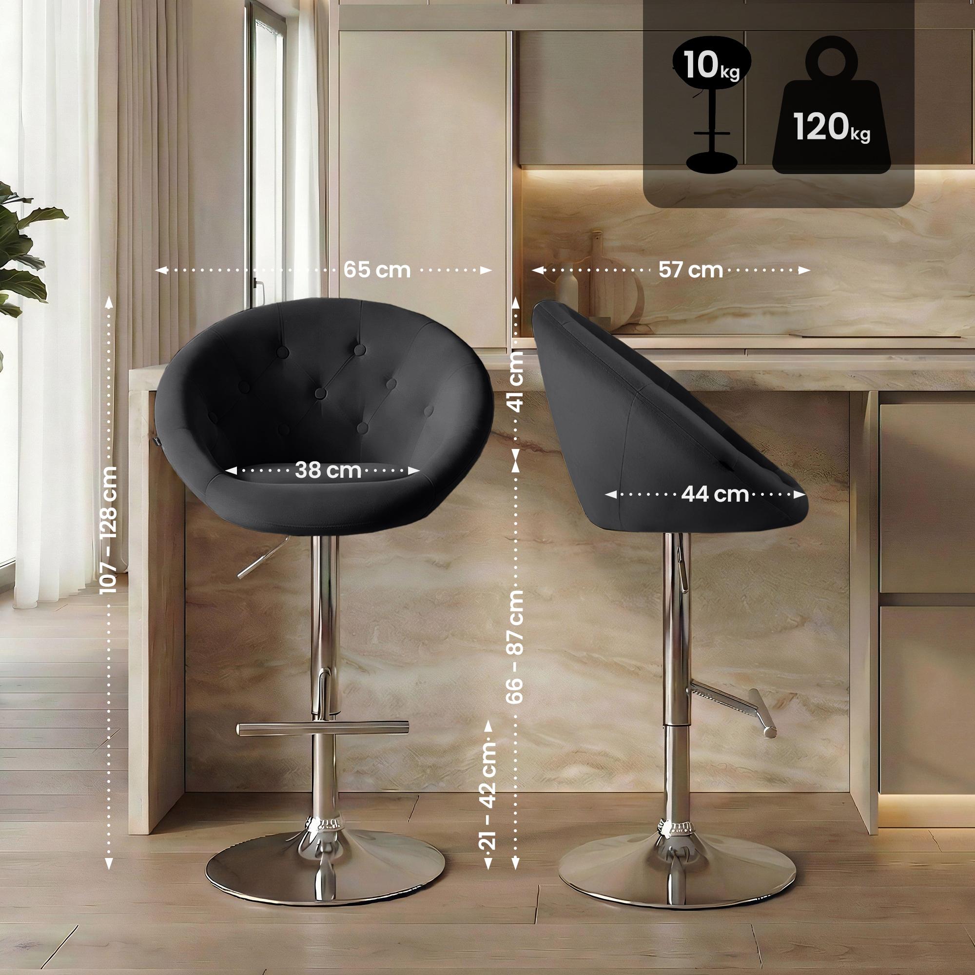 Barhocker London Samt