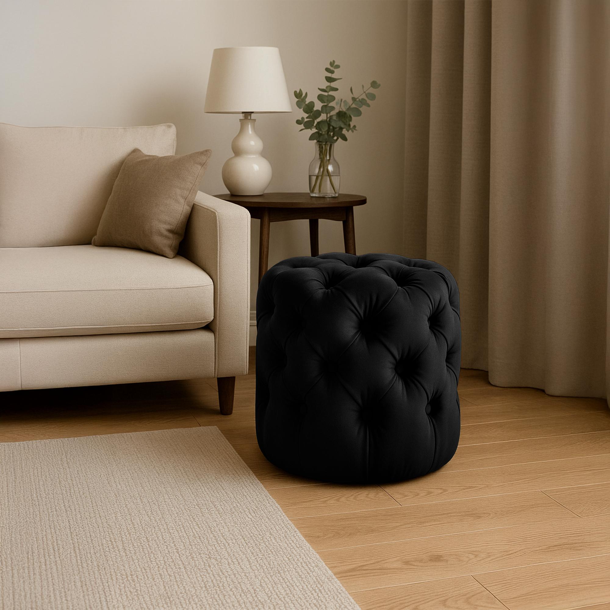 Sitzhocker Drancy Samt