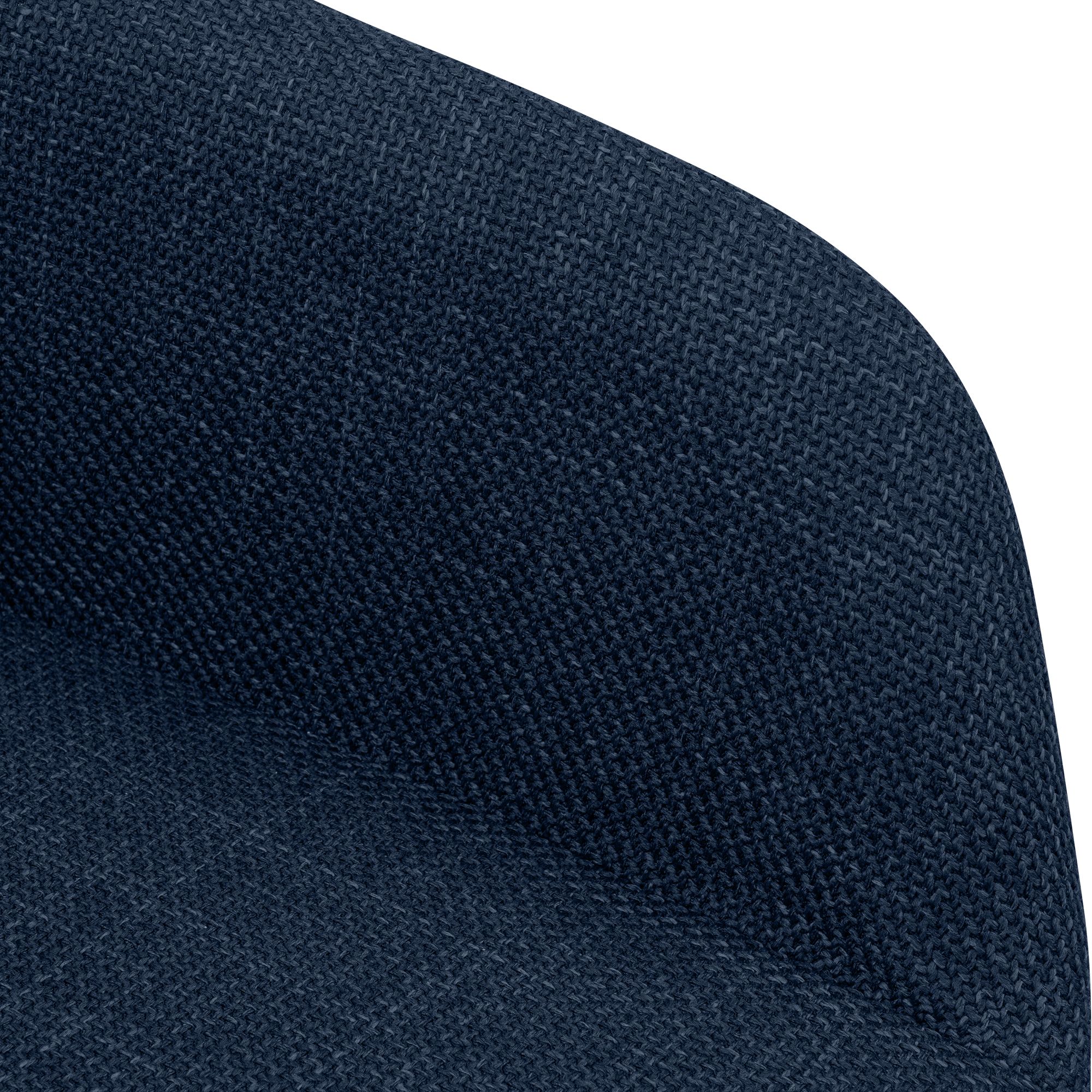 Barhocker Ando Stoff blau