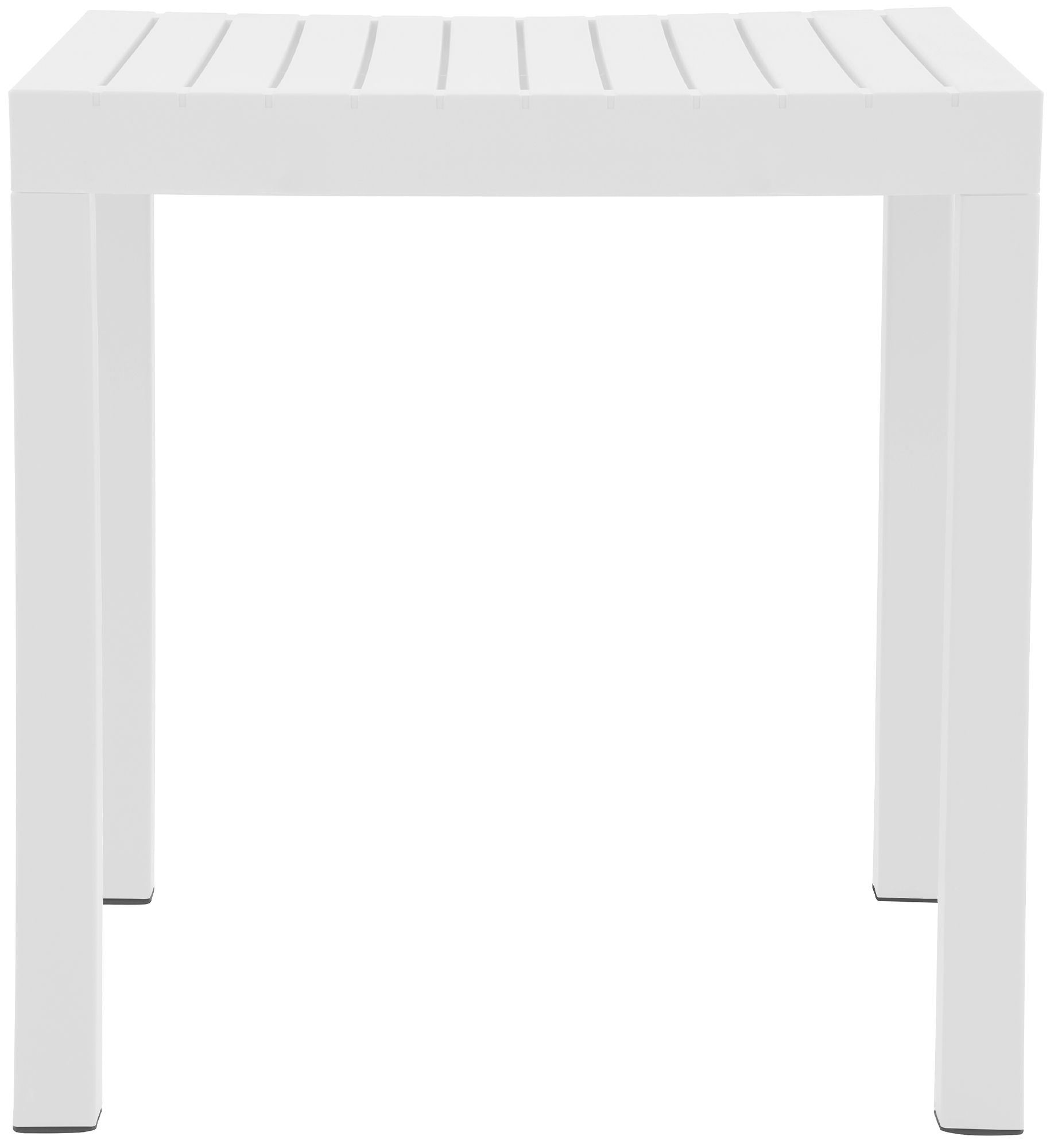 Gartentisch Kato 73 x 73 cm weiß