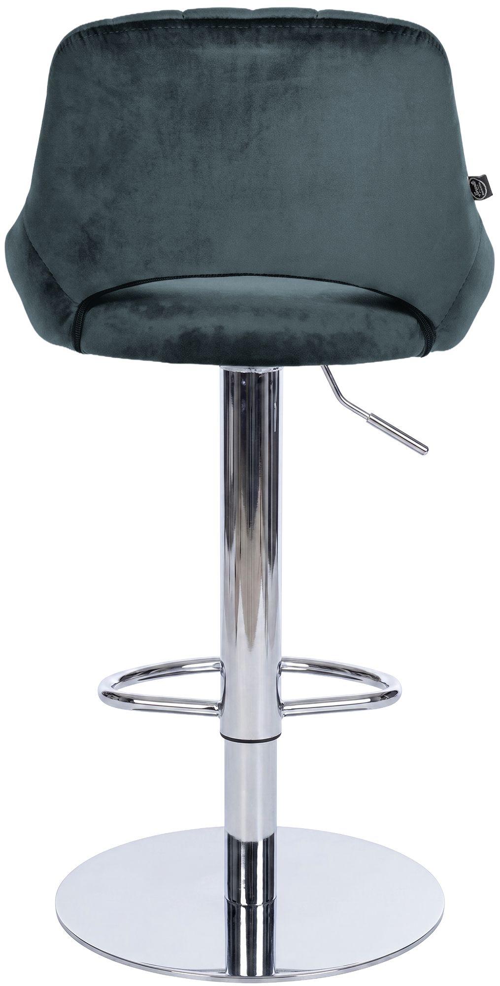 2er Set Barhocker Milet Chrom mit extra schweren Standfüßen