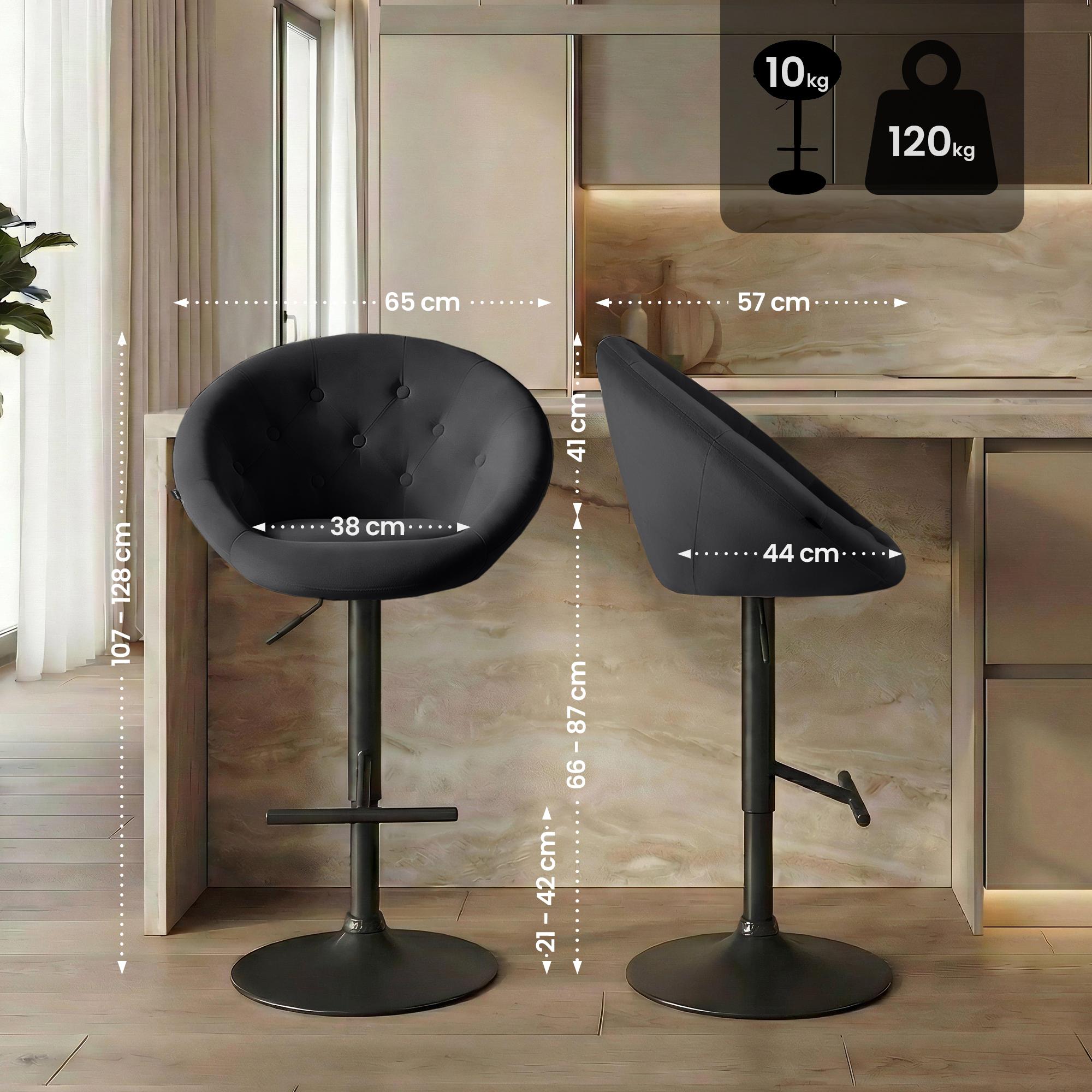 Barhocker London Samt