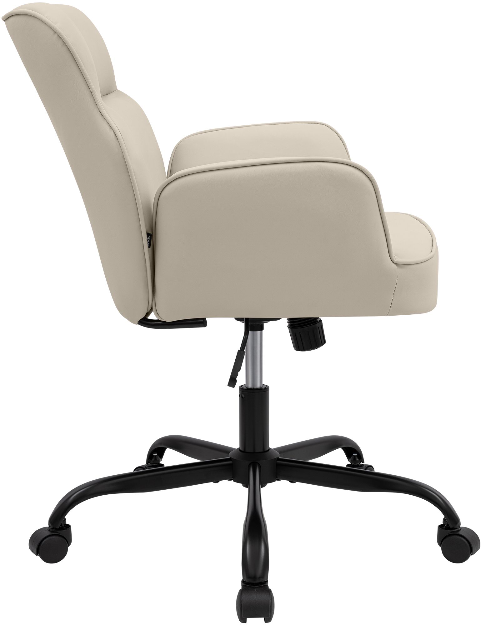 Bürostuhl Amado Lederoptik creme