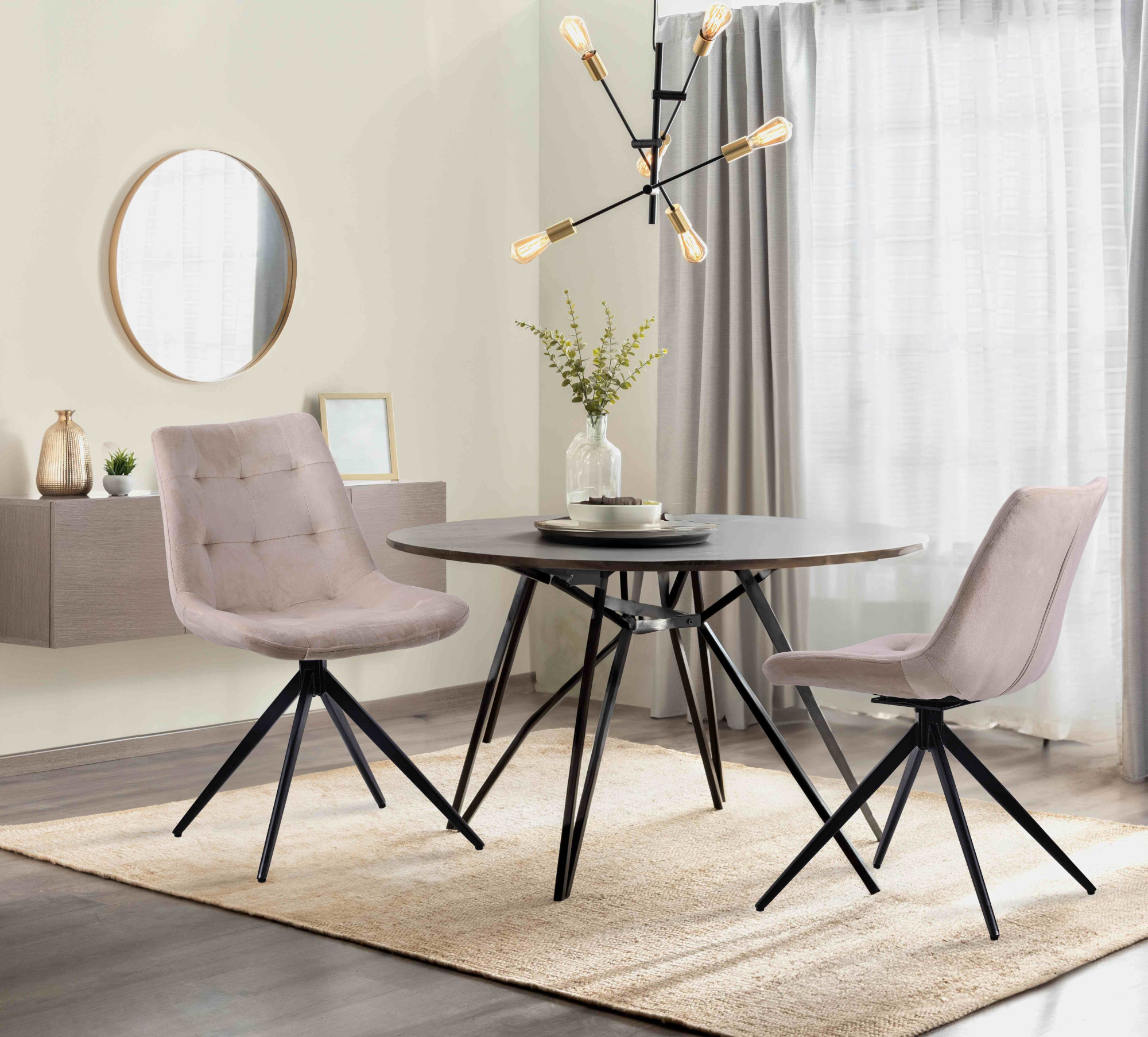 2er Set Esszimmerstuhl Merna