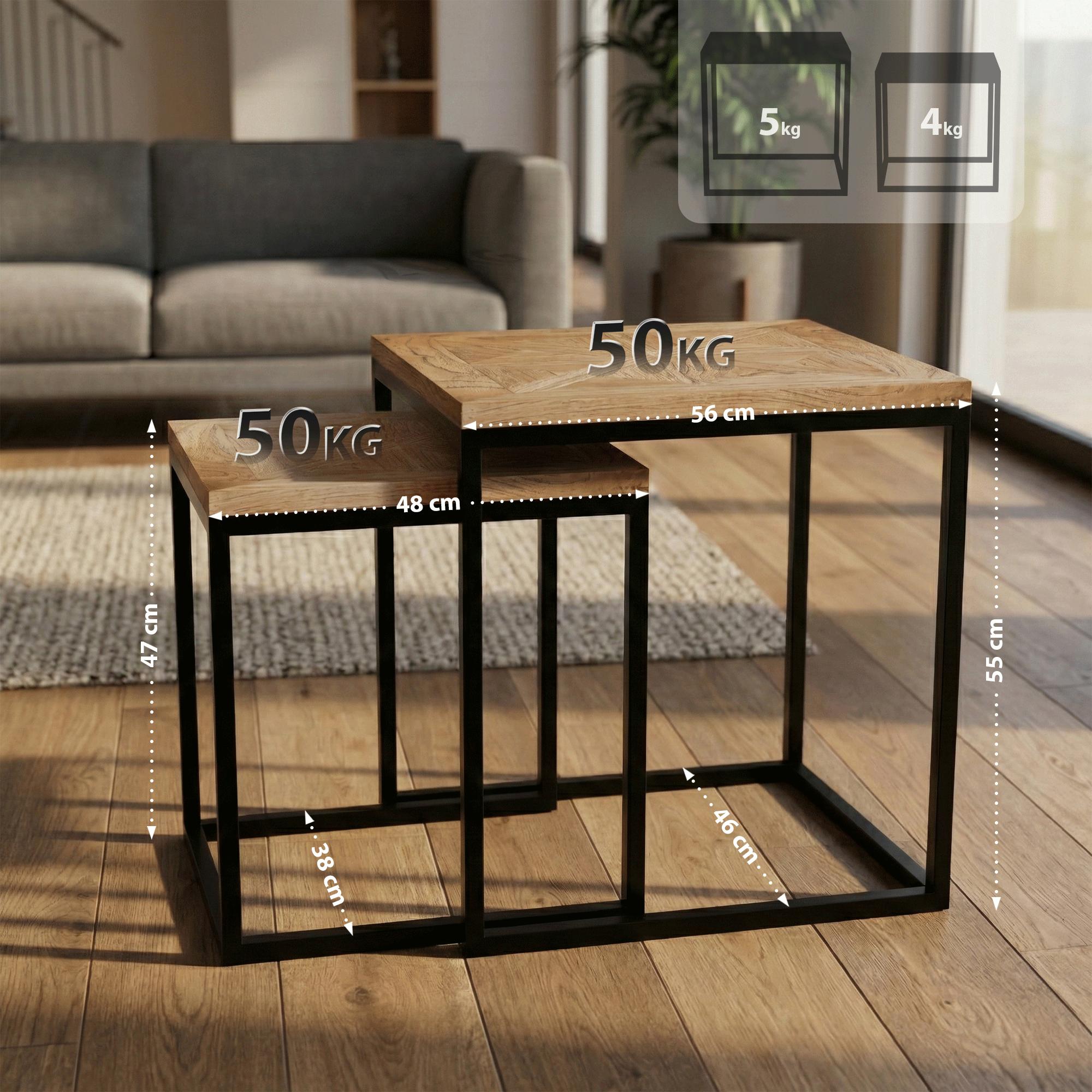 2er Set Beistelltische Talero
