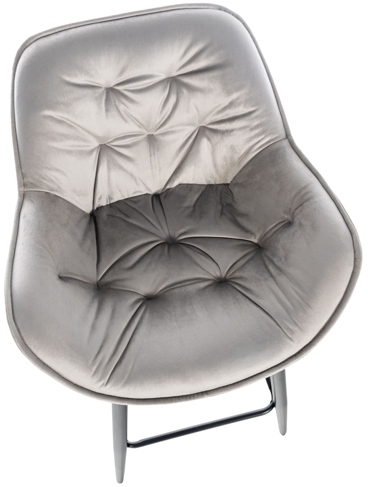 2er Set Barhocker Gibson Samt Sitzhöhe 76 cm