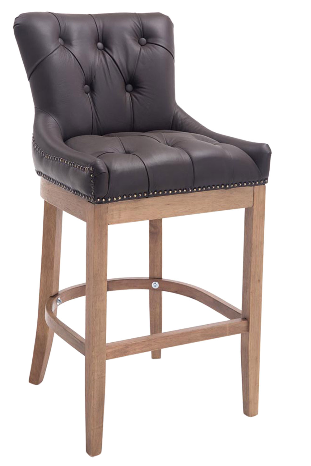 2er Set Barhocker Lakewood Echtleder