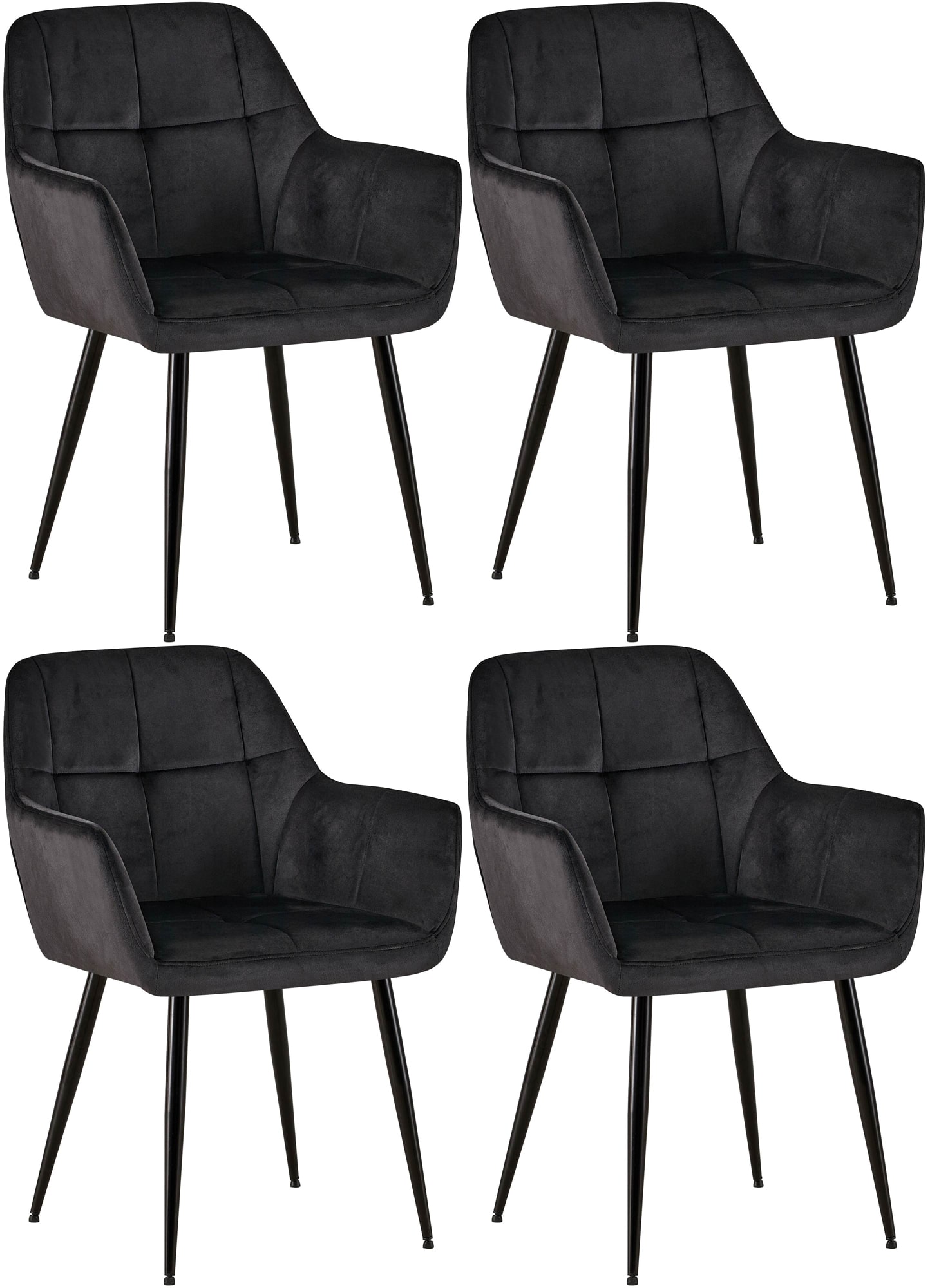 4er Set Esszimmerstühle Emia