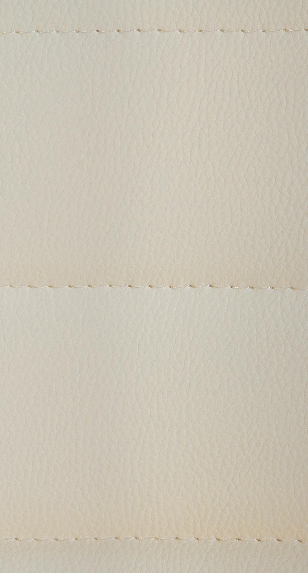 2er Set Barhocker Lex Kunstleder Metall matt weiss creme
