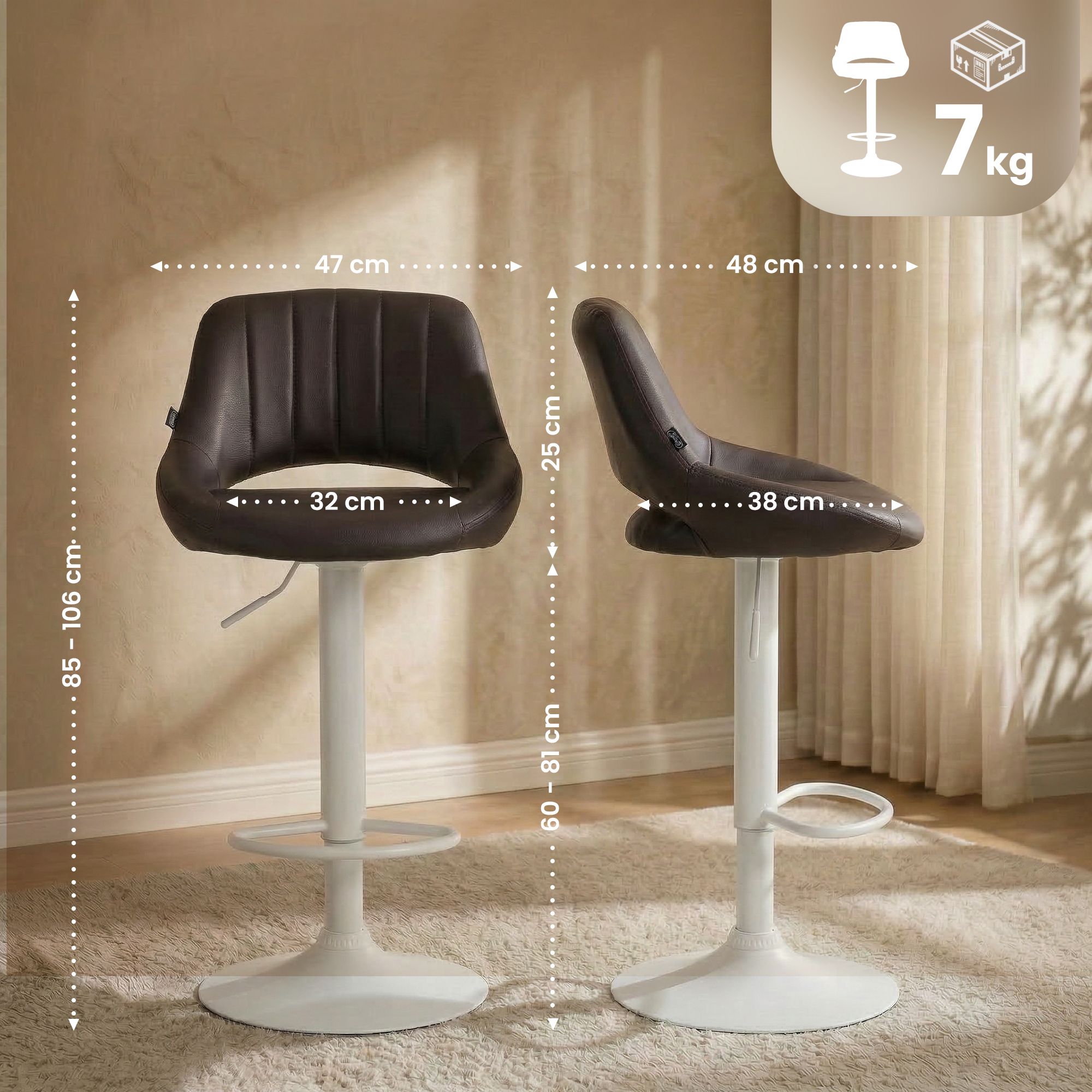 Barhocker Milet Kunstleder