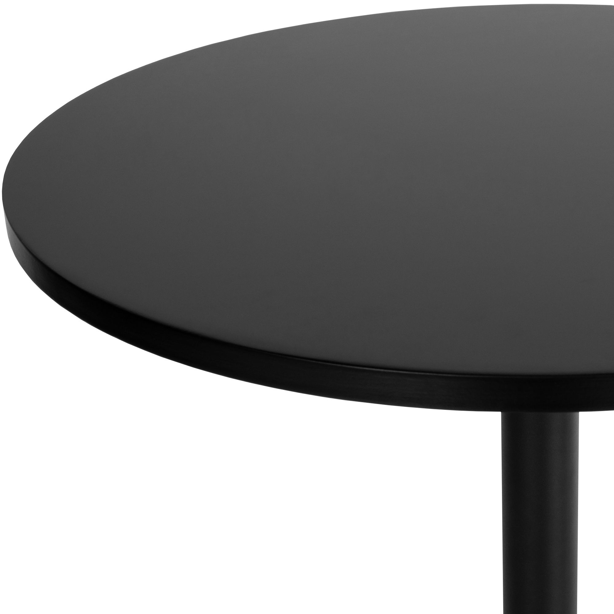 Bartisch-Set Navo mit zwei Barhockern schwarz