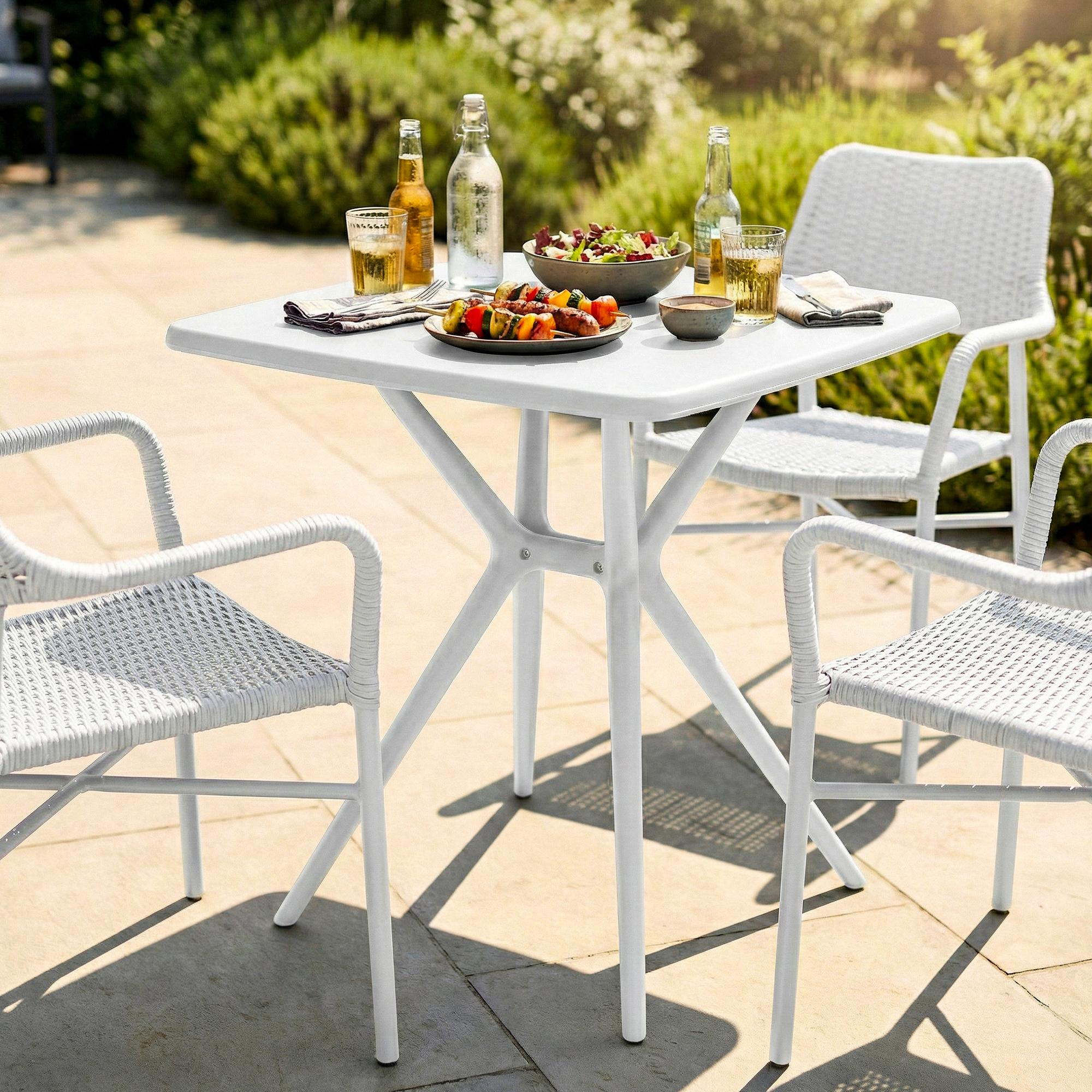 Gartentisch Becky eckig 72 x 72 cm