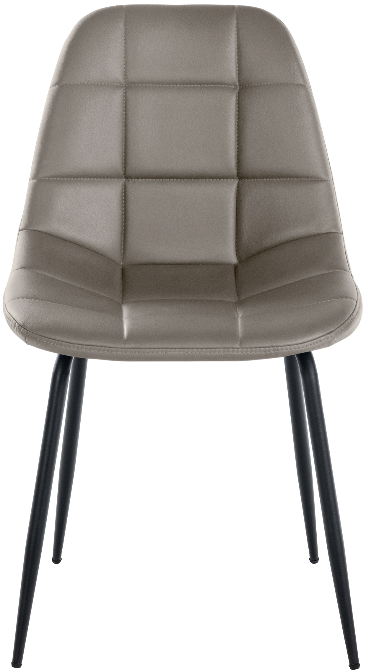 Stuhl Tom taupe Kunstleder