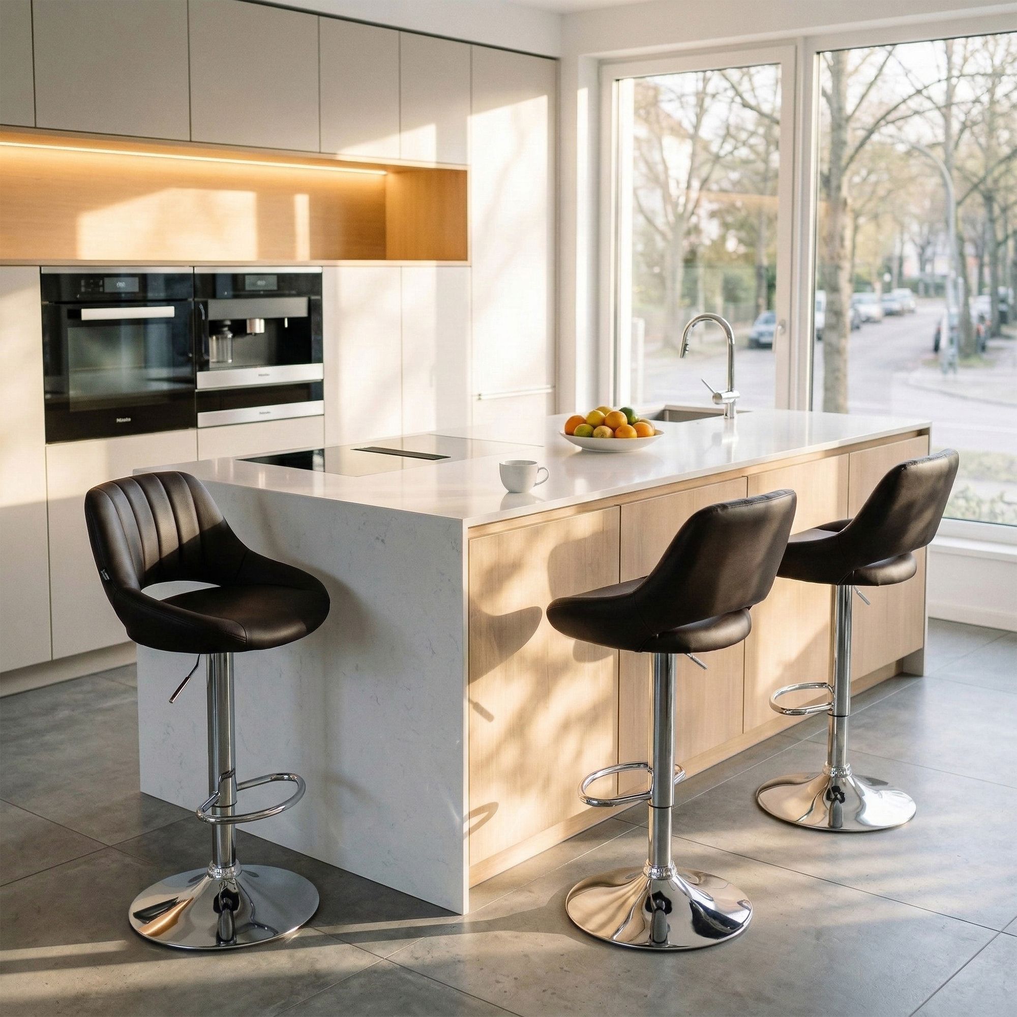2er Set Barhocker Milet Kunstleder