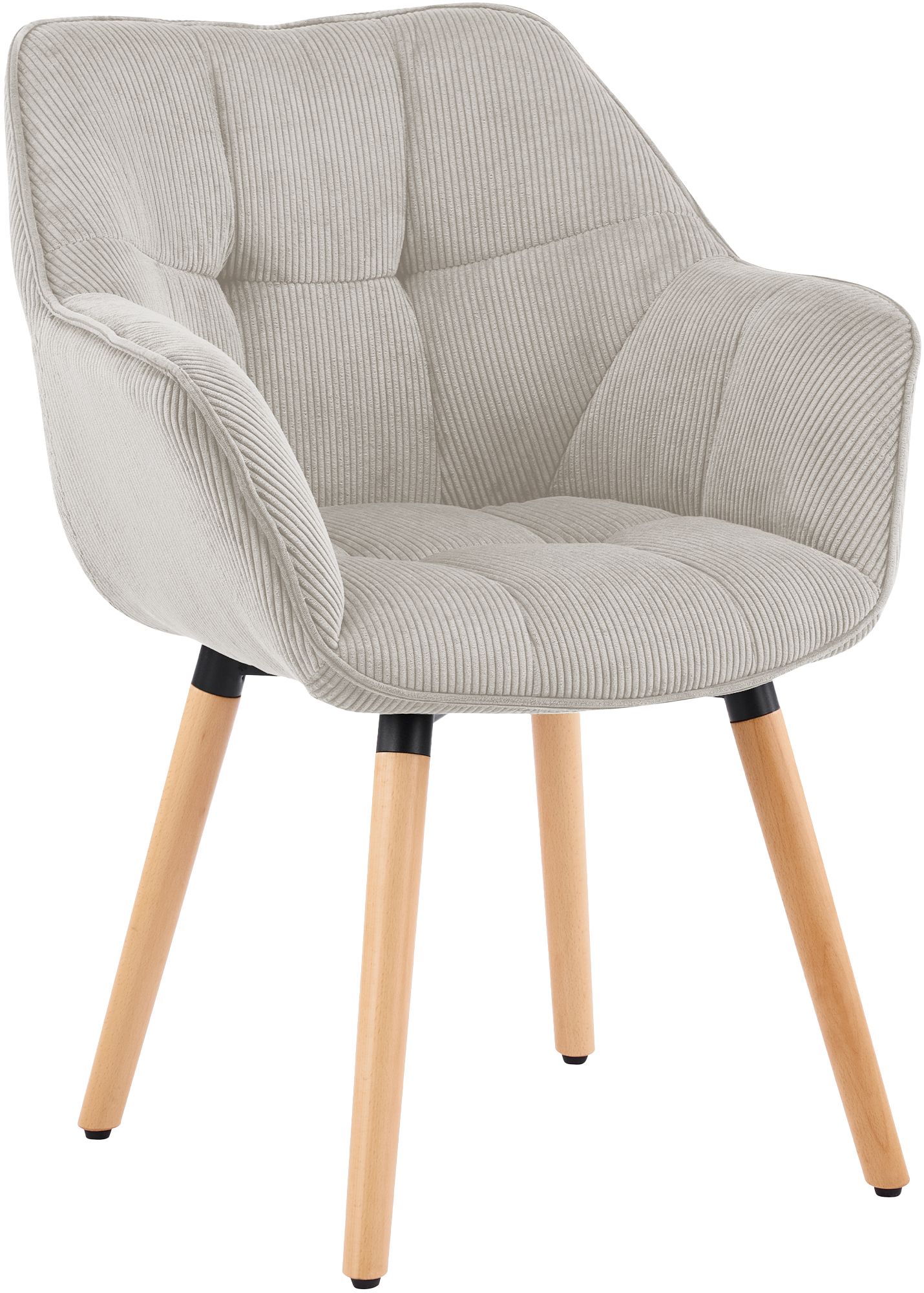 Esszimmerstuhl Milford Cord creme Cord
