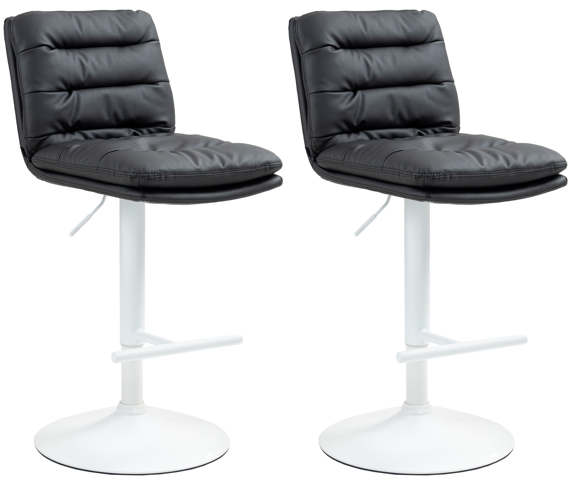 2er Set Barhocker Damar Kunstleder