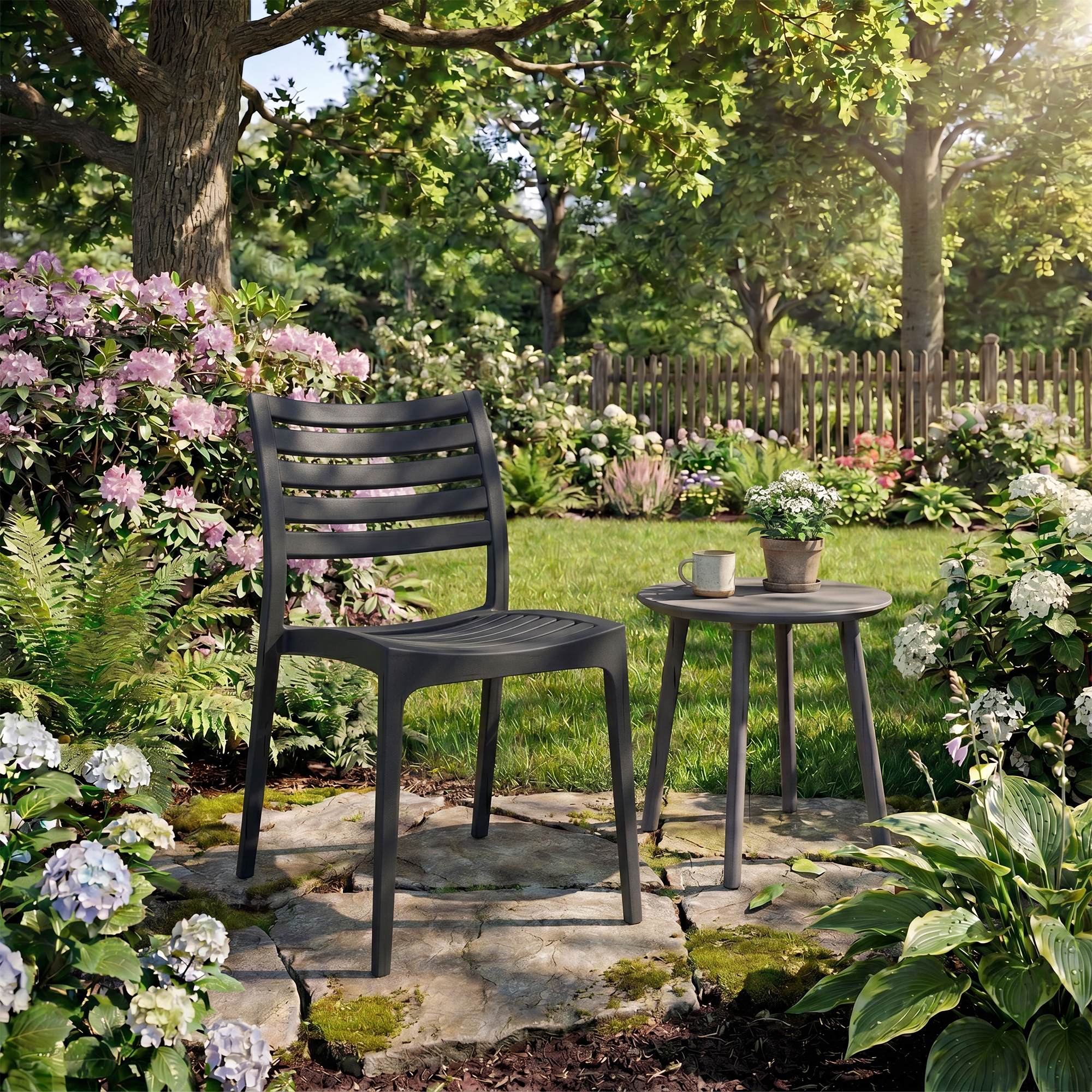 Gartenstuhl Arkon schwarz