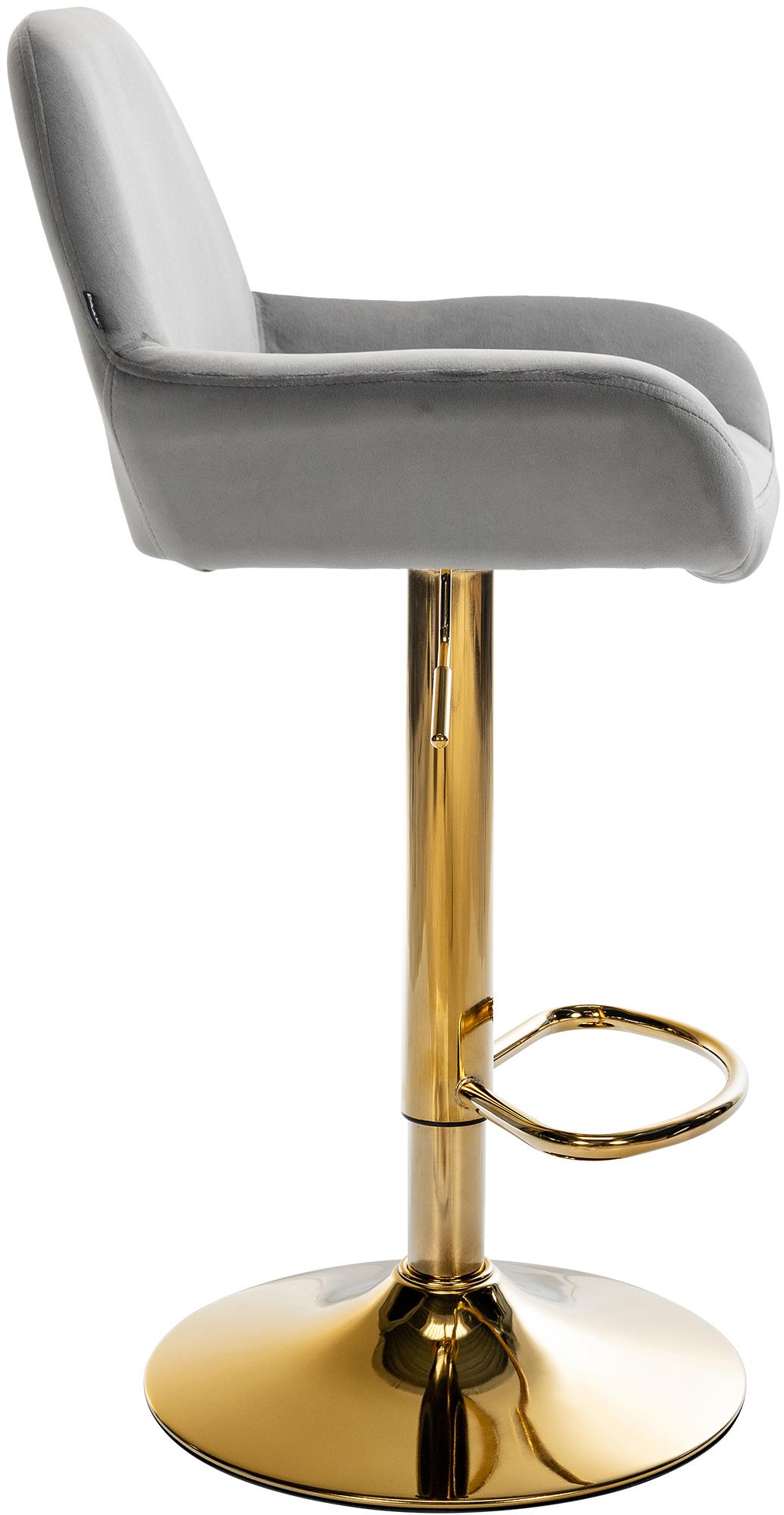 Barhocker Braga Gold Samt