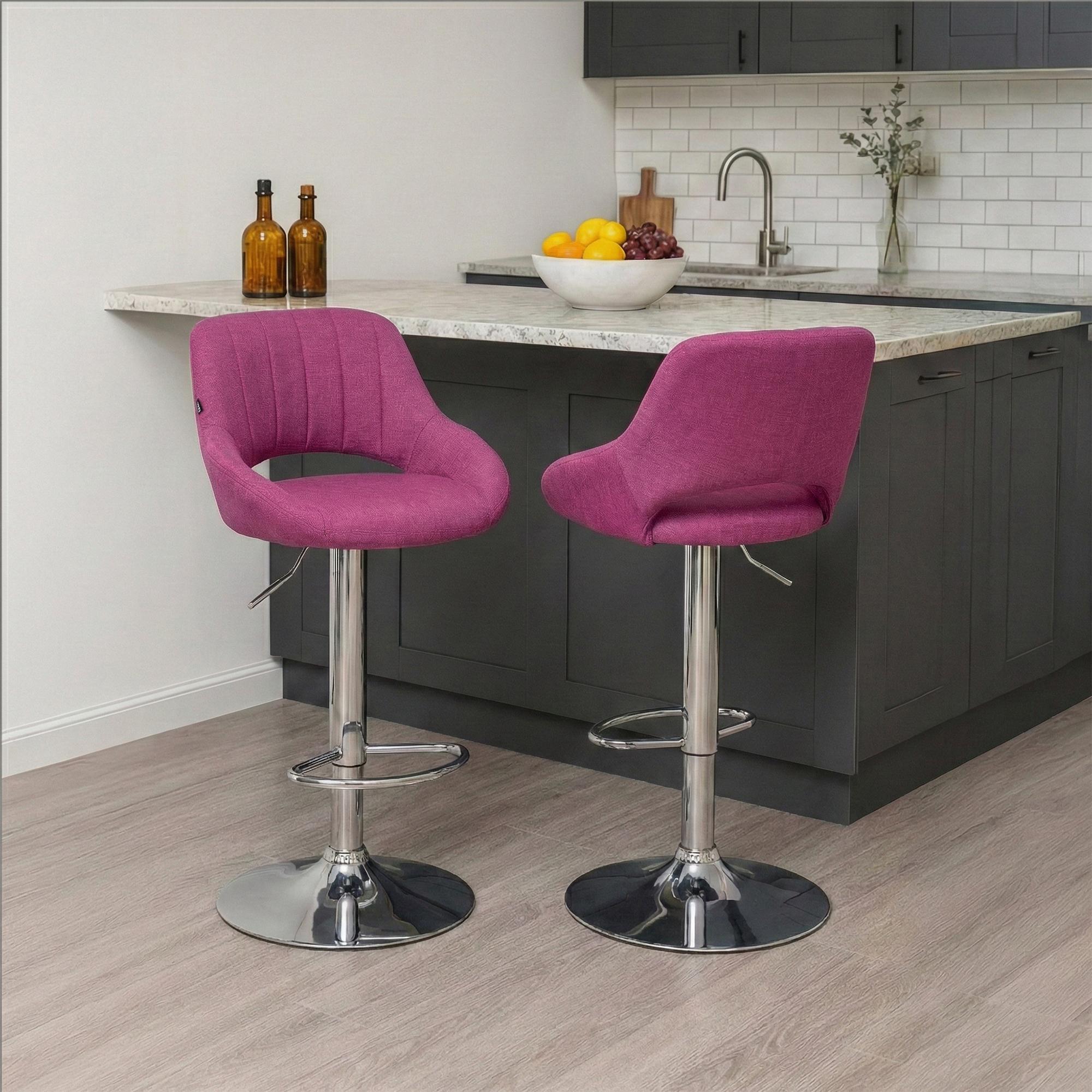 2er Set Barhocker Milet Stoff