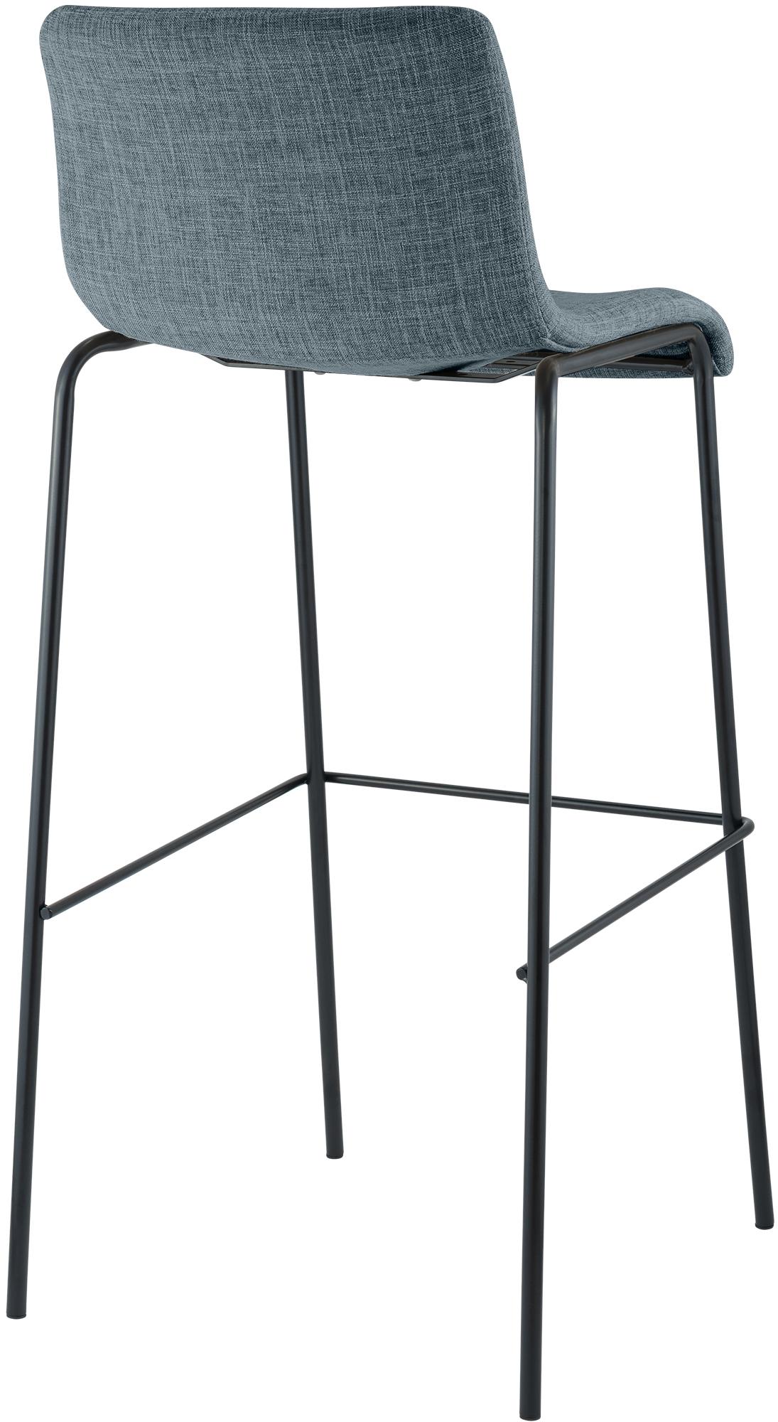 2er Set Barhocker Hover Stoff Vierfußgestell