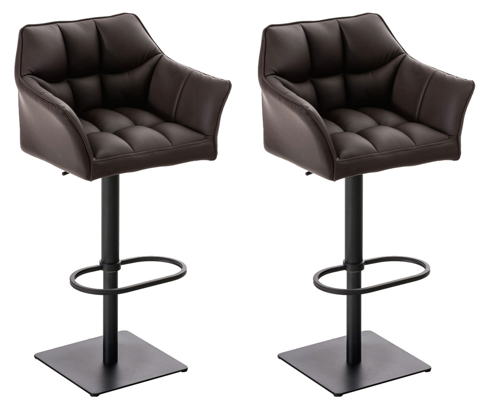 2er Set Barhocker Damaso Kunstleder