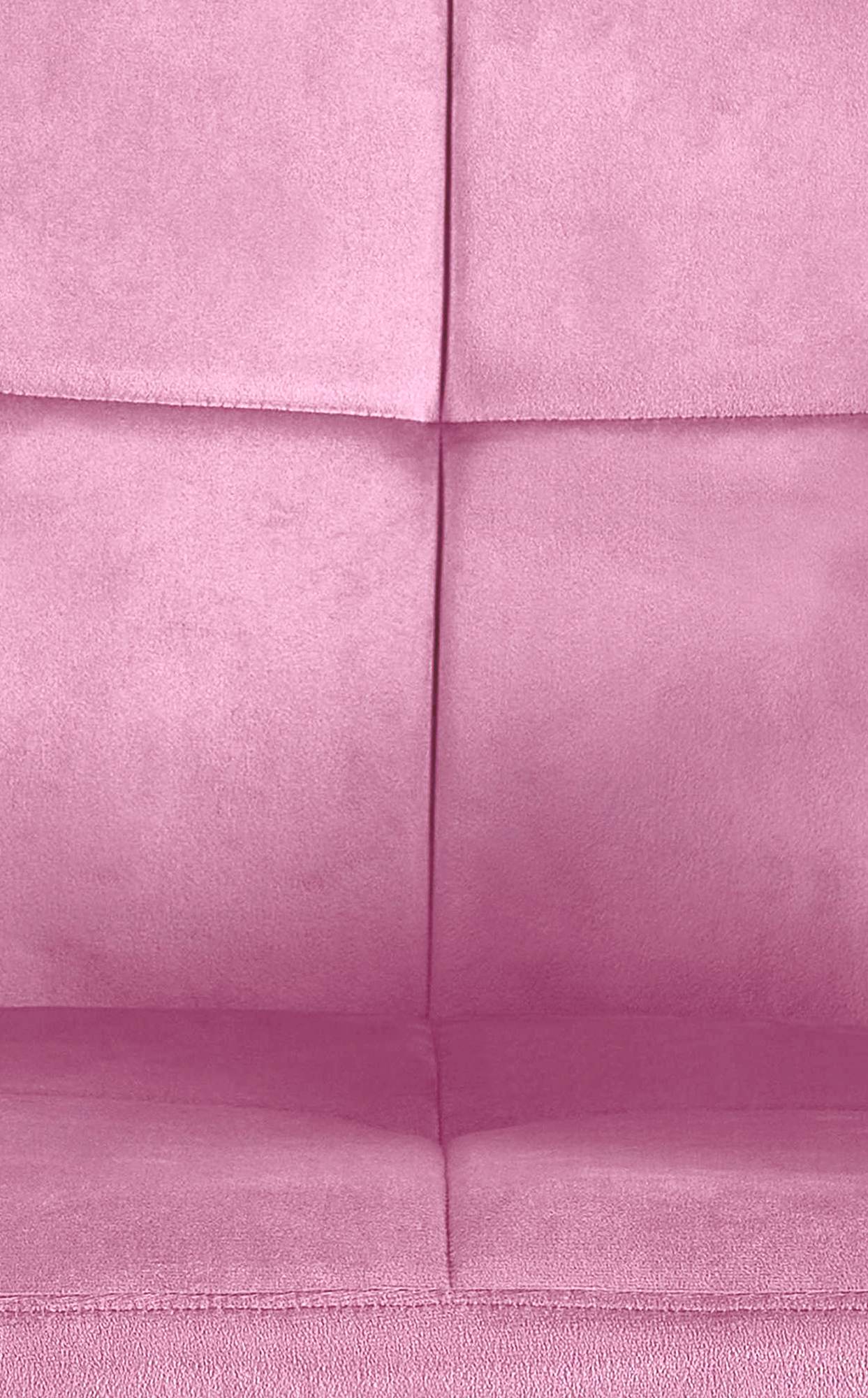 Besucherstuhl Emia rosa Samt