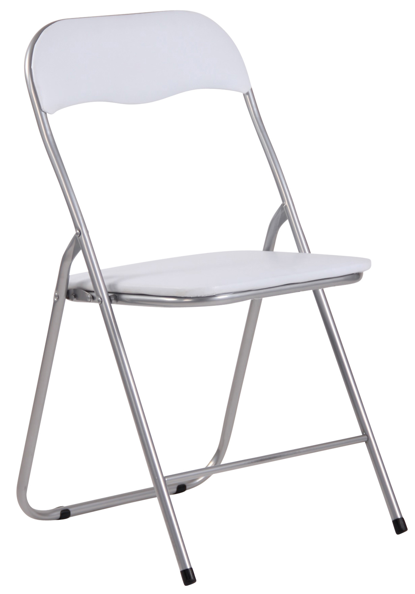 2er Set Klappstuhl Felix weiß/silber
