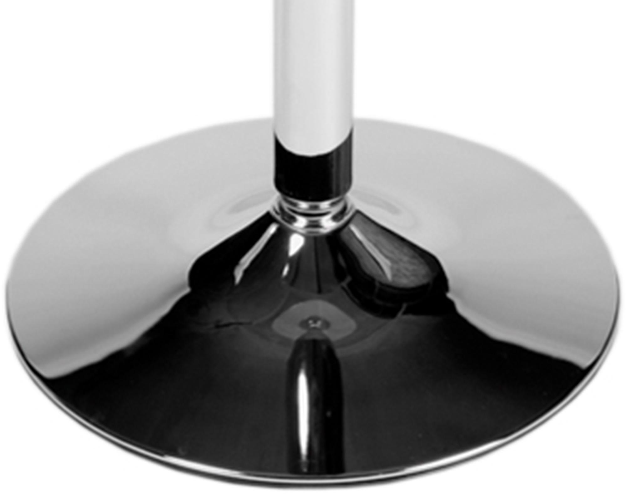 Stehtisch mit Tischplatte aus Glas