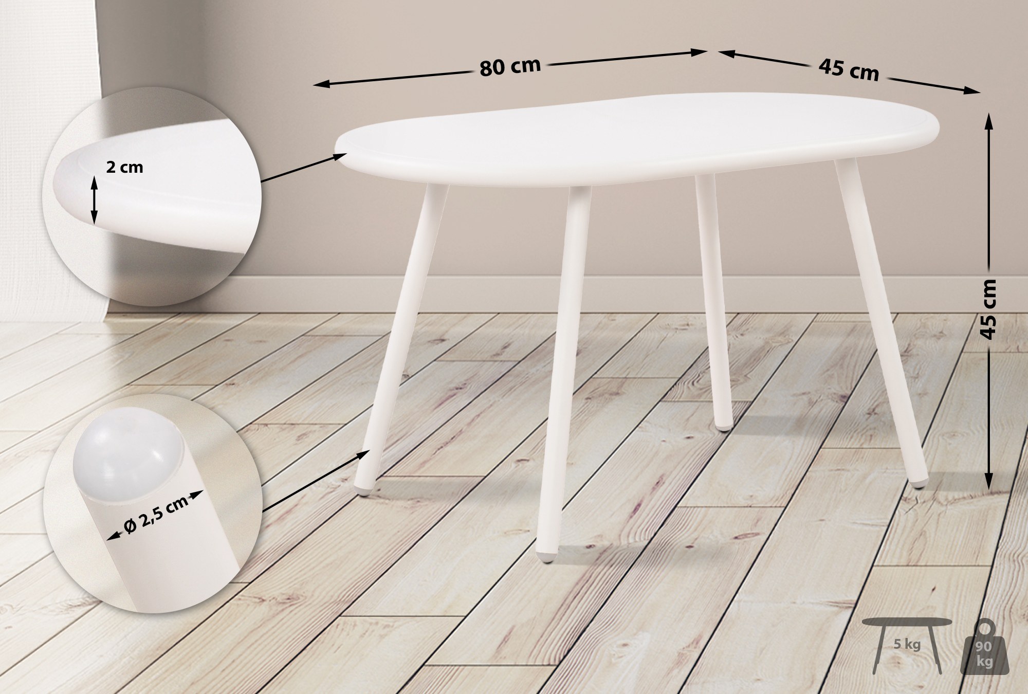 Outdoor Couchtisch Velva