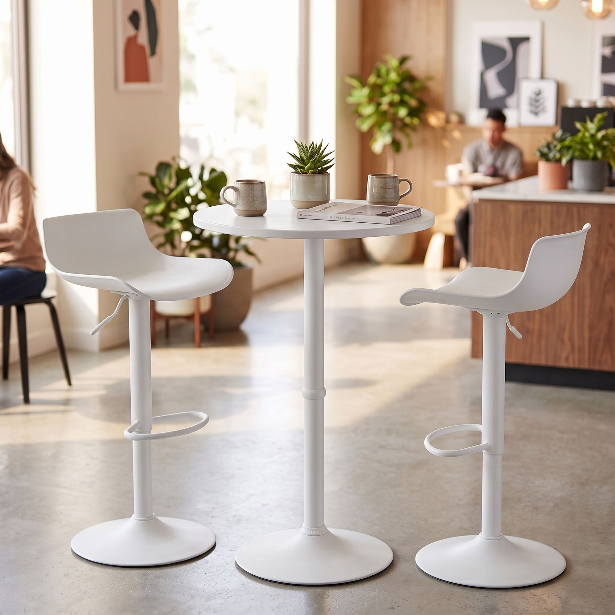 Bartisch-Set Fernie mit zwei Barhockern