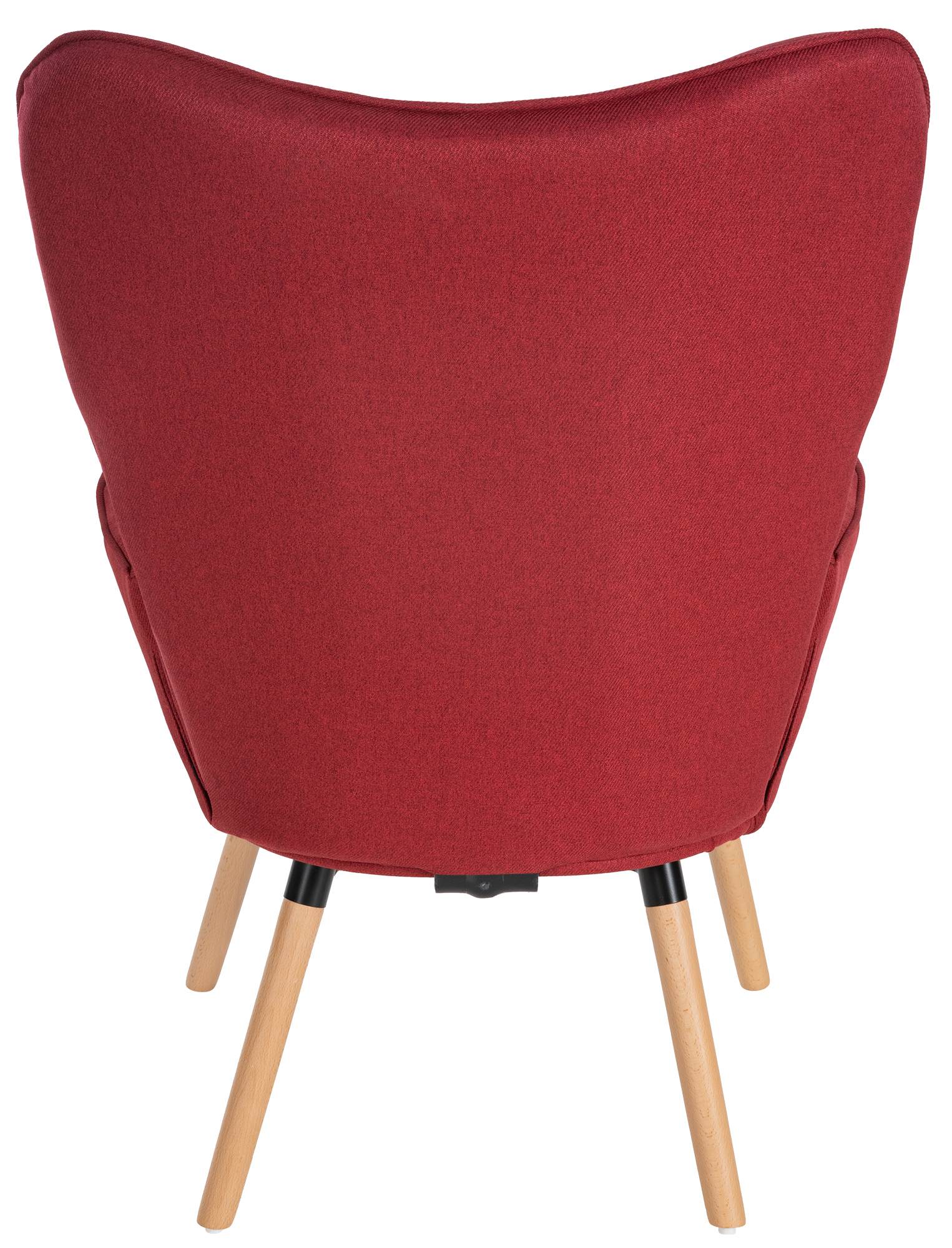Sessel Garding Stoff-Bezug rot