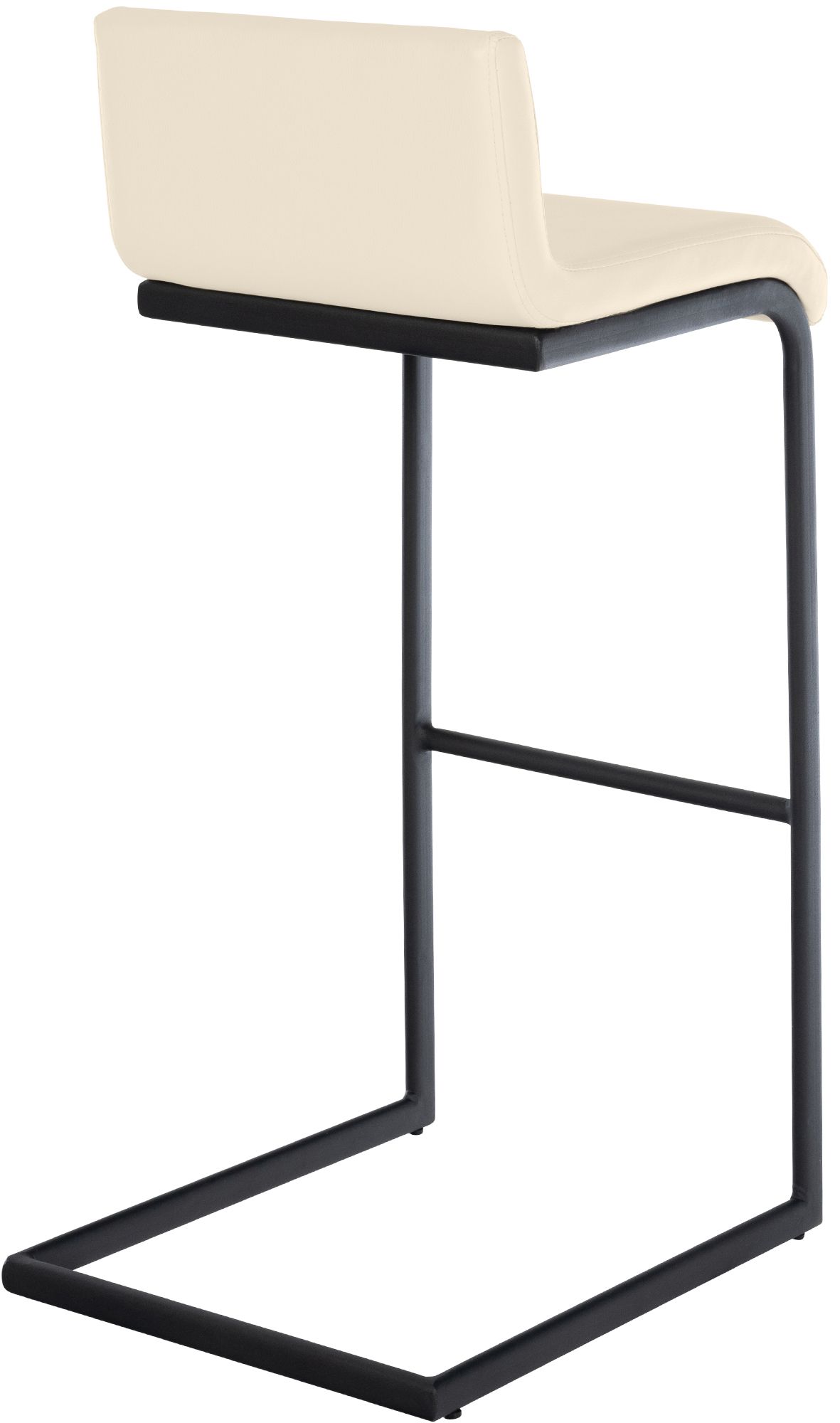 2er Set Barhocker Newport schwarzes Metallgestell