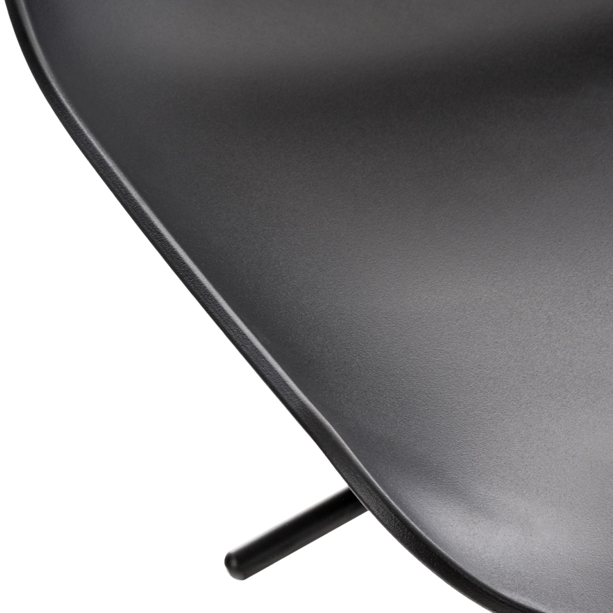 Bartisch-Set Navo mit zwei Barhockern schwarz