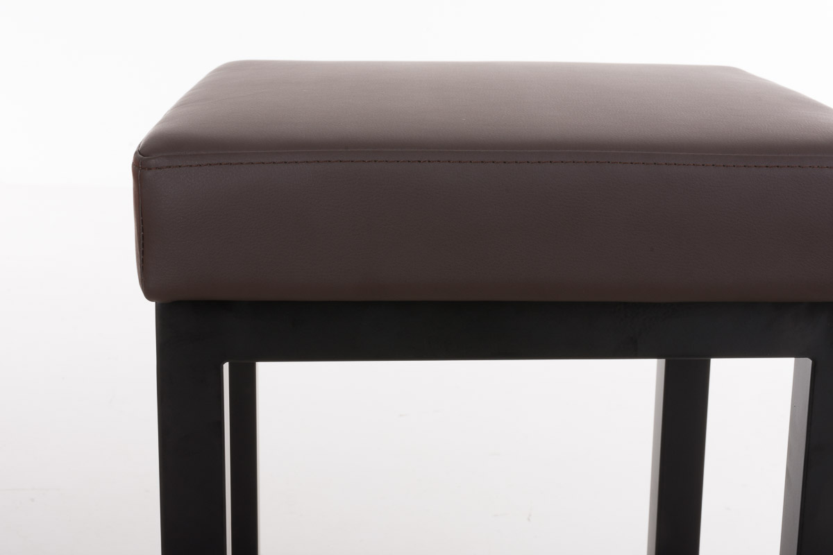 Barhocker Taylor Kunstlederbezug Sitzhöhe 78 cm Metallgestell schwarz