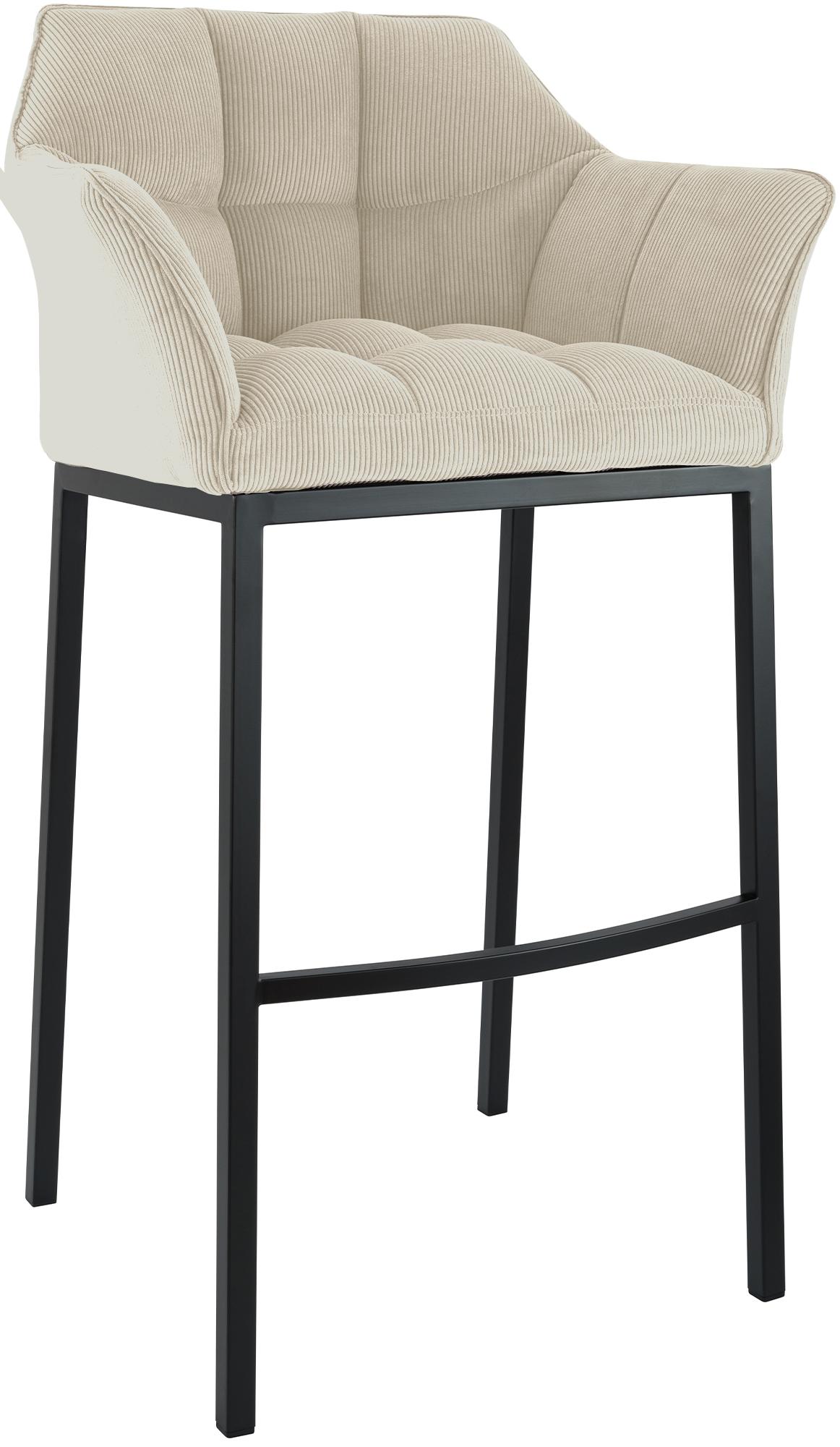 Barhocker Damaso Cord mit Vierfußgestell | 326353