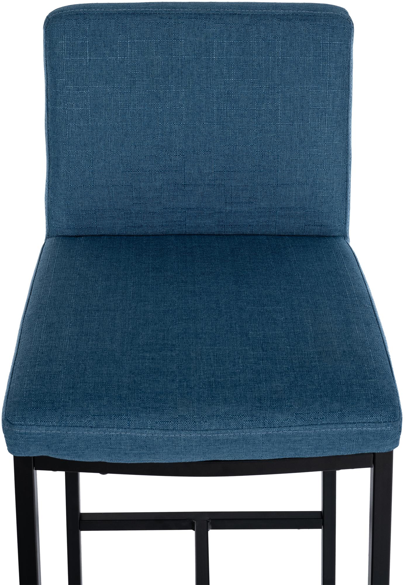 Barhocker Freeport blau Stoff