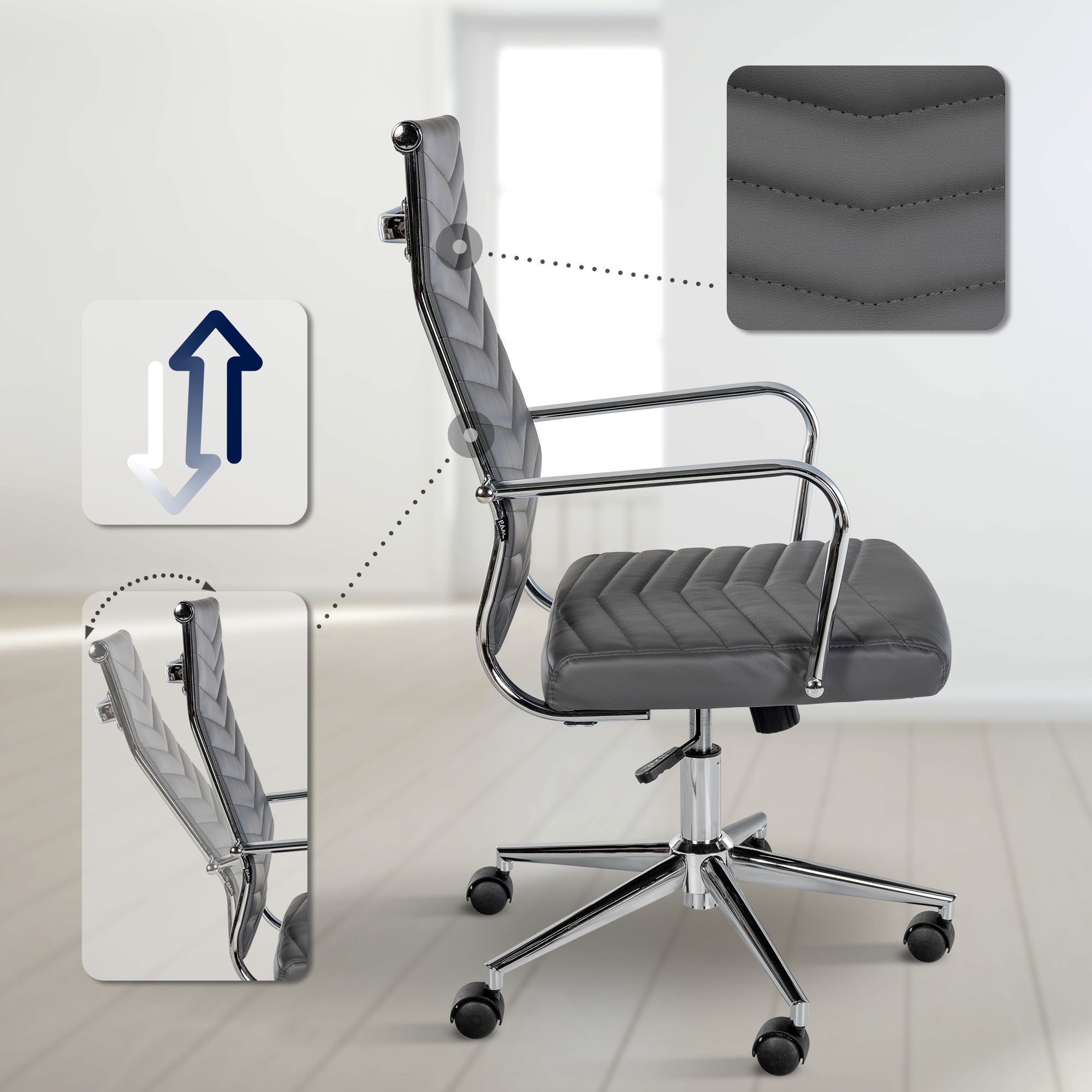 Bürostuhl Canby Kunstleder