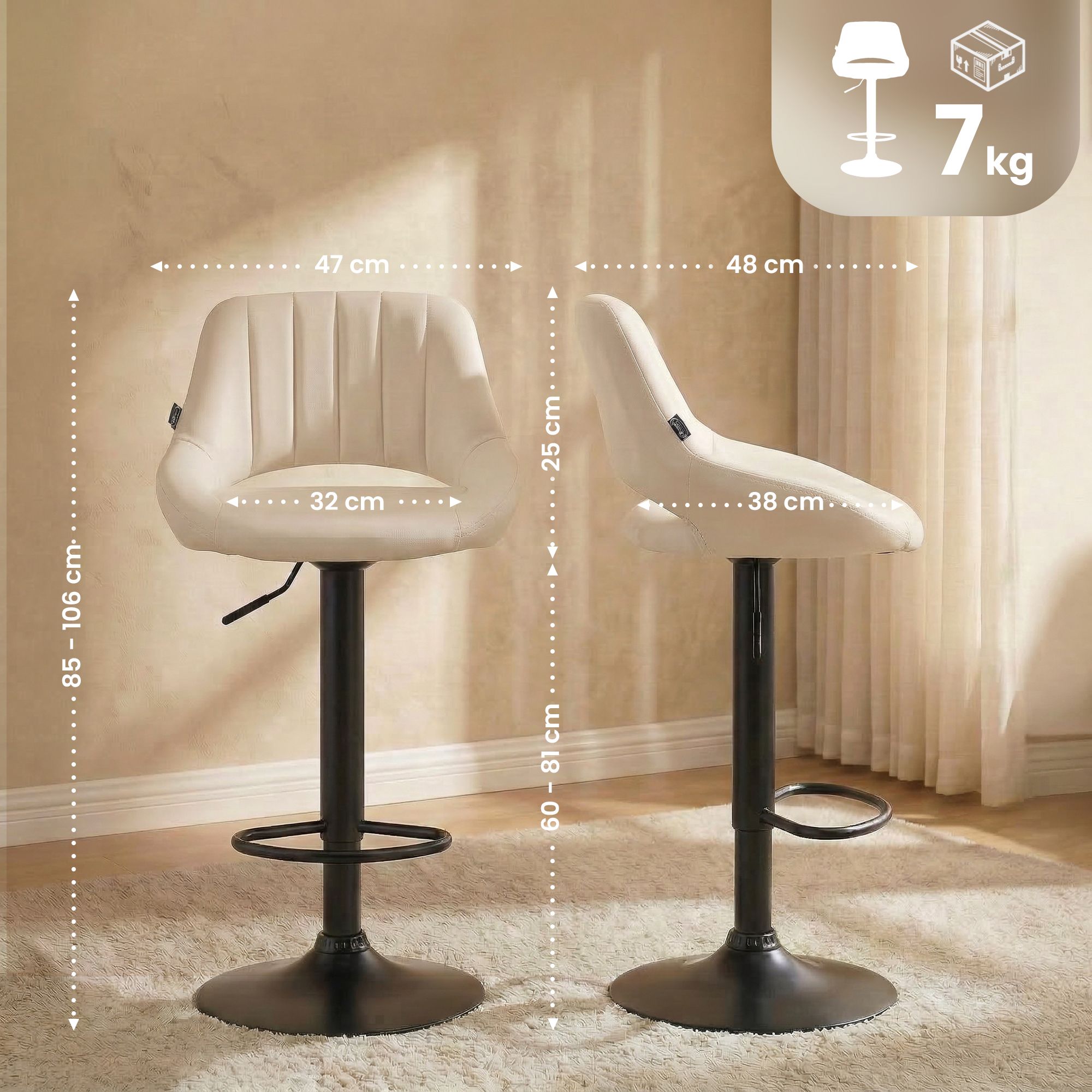 Barhocker Milet Kunstleder