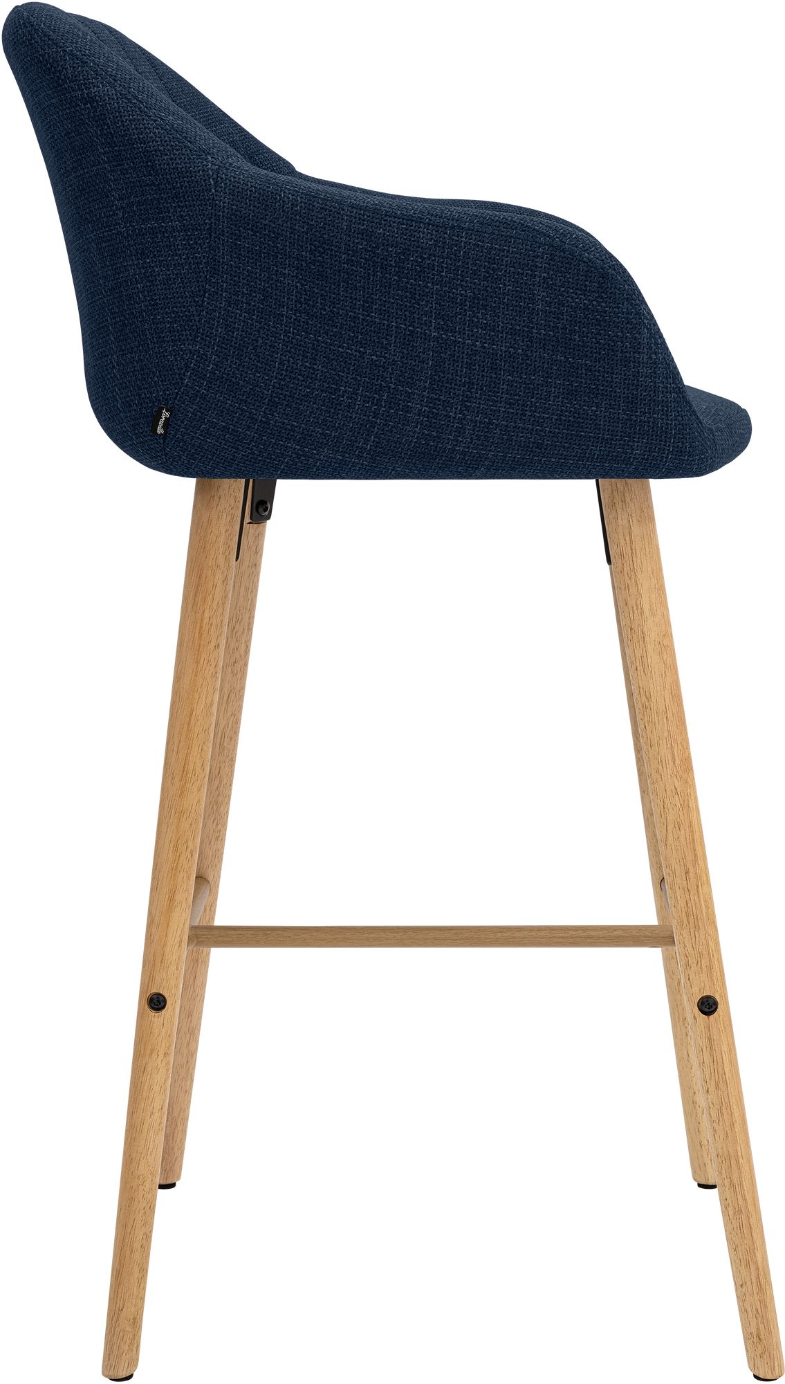 Barhocker Ando Stoff blau